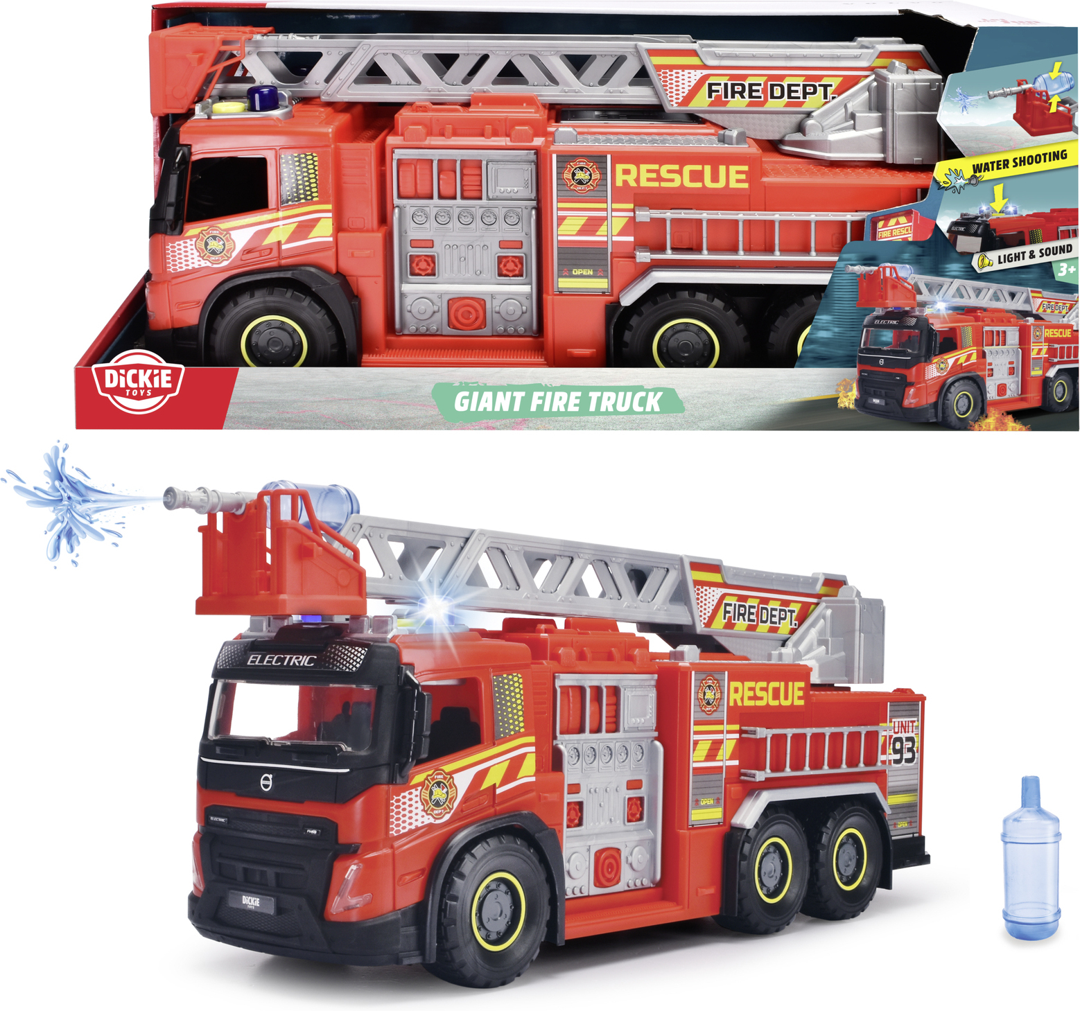 Simba Dickie Giant Fire Truck - Suuri paloauto