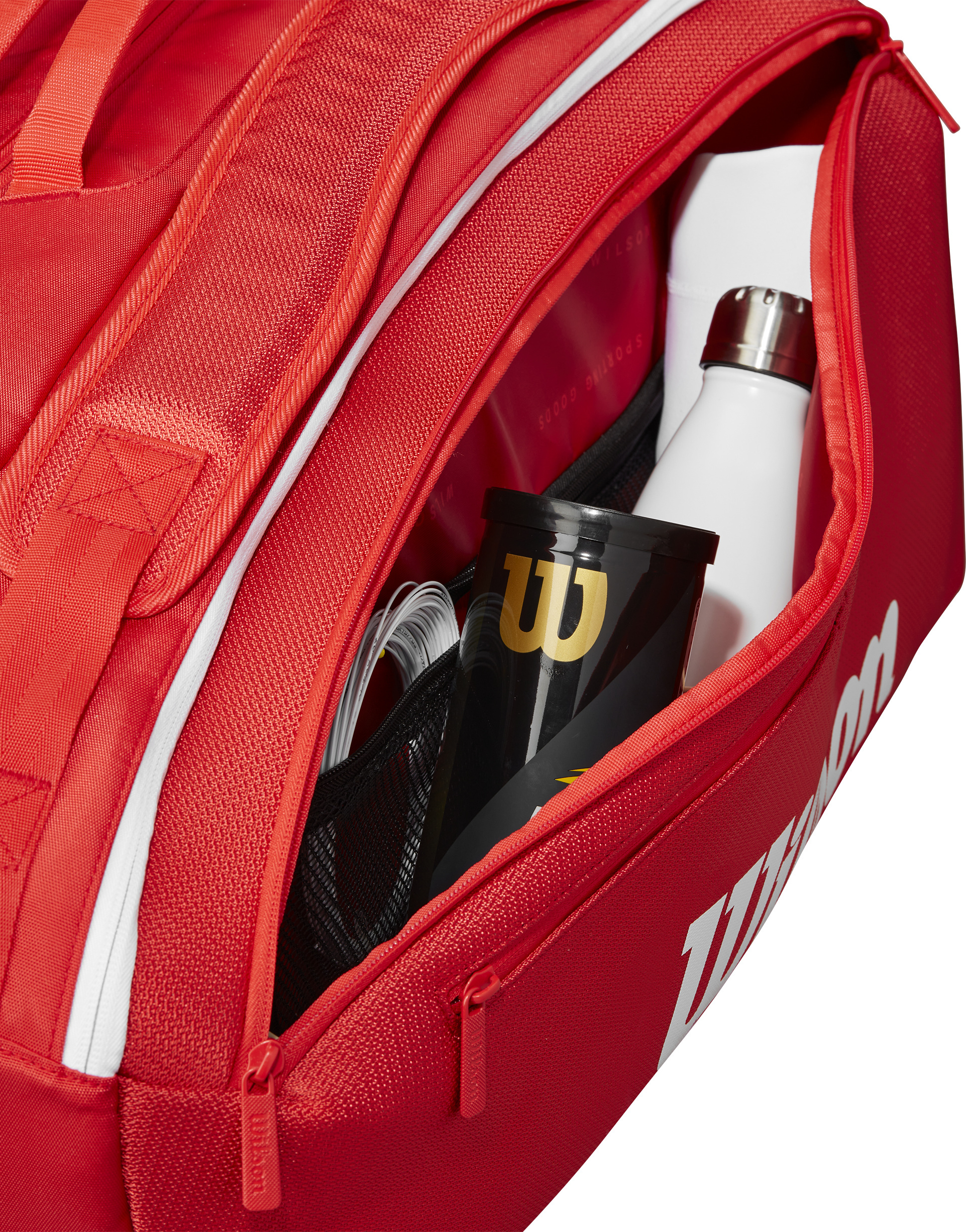Wilson Super Tour 15-pack mailalaukku, punainen
