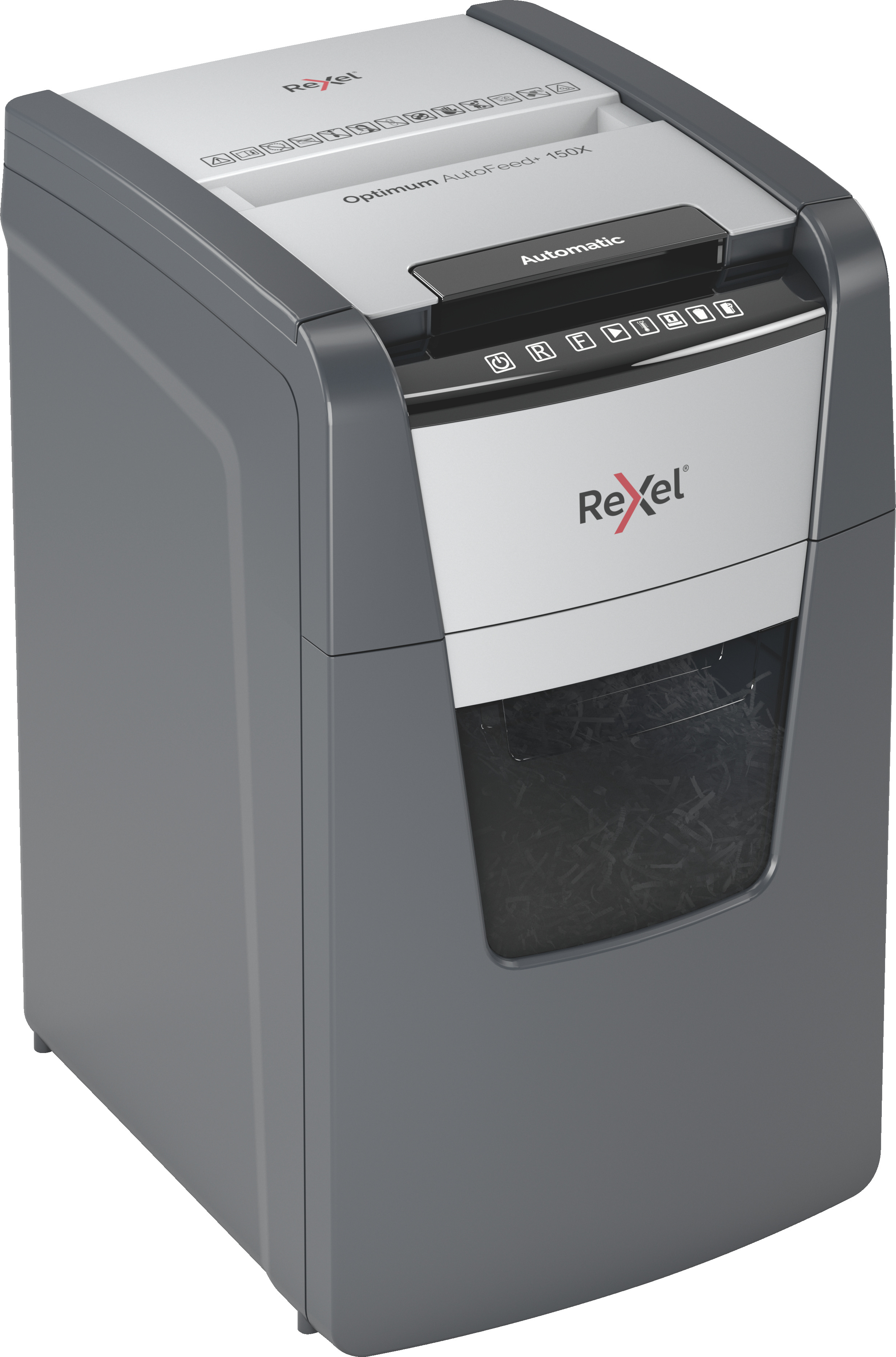 Rexel Optimum 150X automaattinen -paperisilppuri, P4