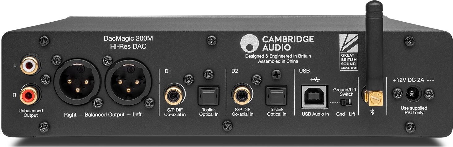 Cambridge Audio DacMagic 200M DA-muunnin, hopea