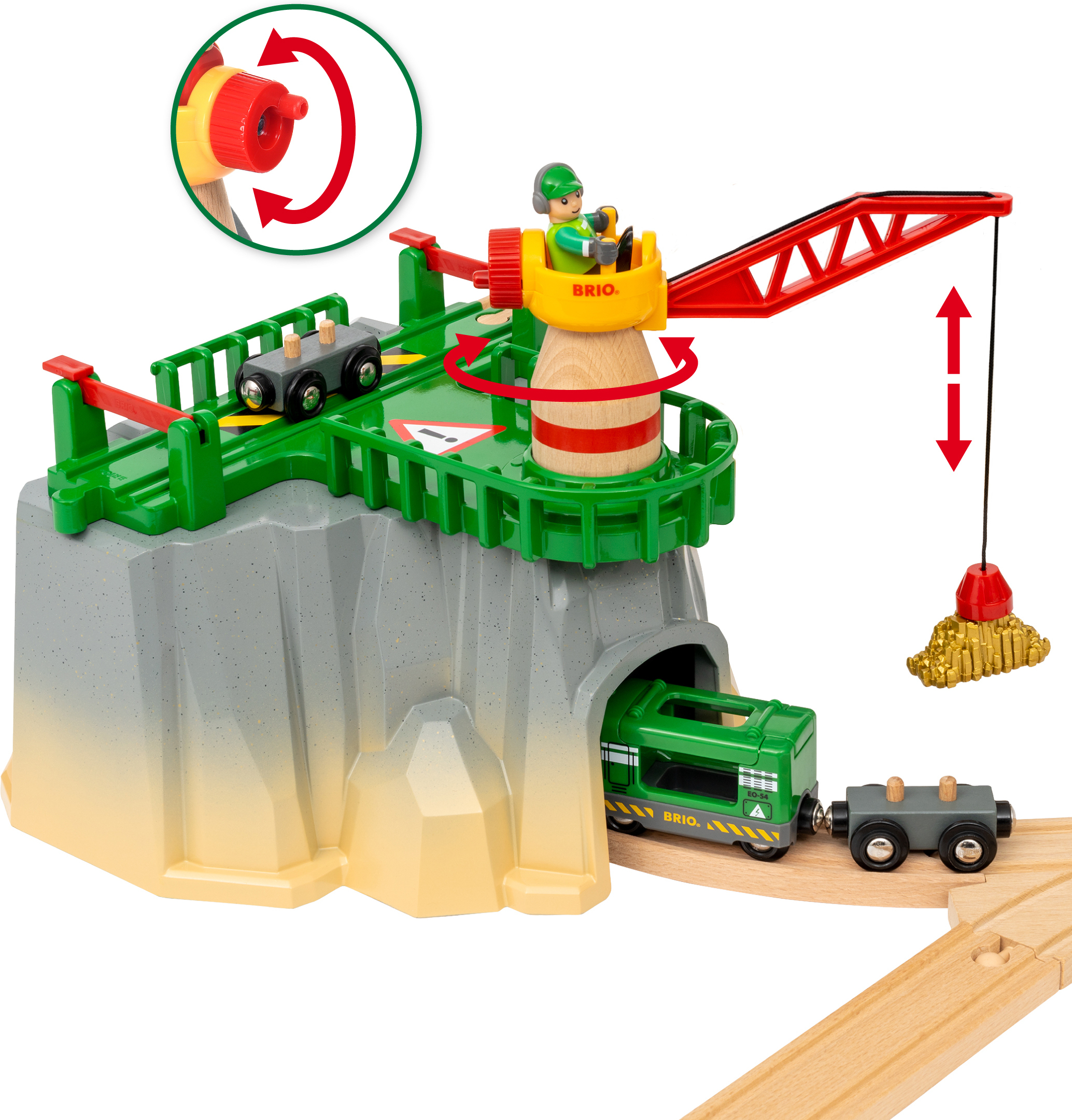 BRIO Railway 36010 Vuoriston rahtisetti
