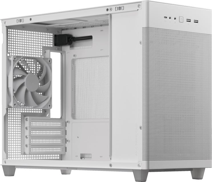 Asus Prime AP201 Micro-ATX-kotelo, valkoinen