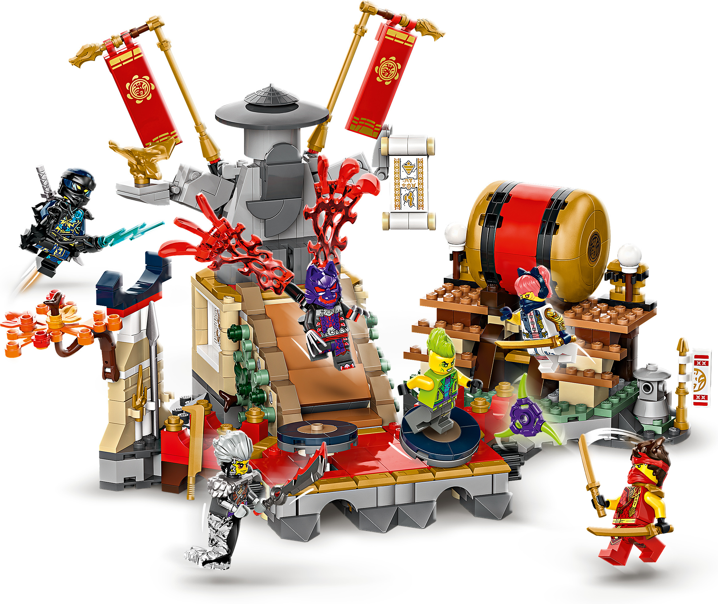 LEGO Ninjago 71818 - Turnajaisten taisteluareena