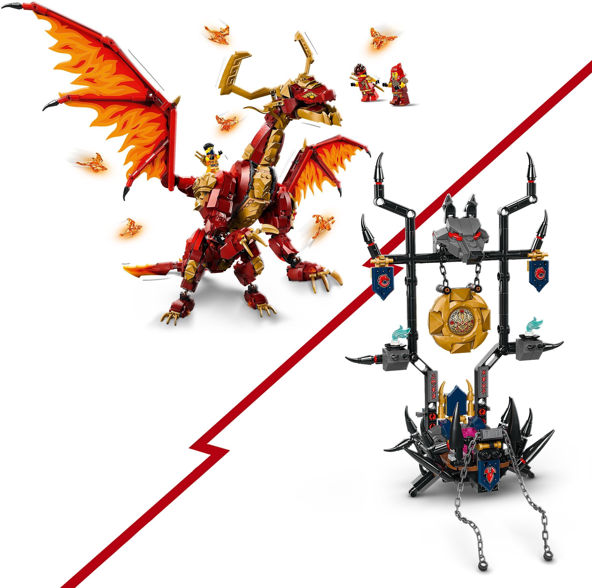 LEGO Ninjago 71822 - Liikkeen alkulohikäärme