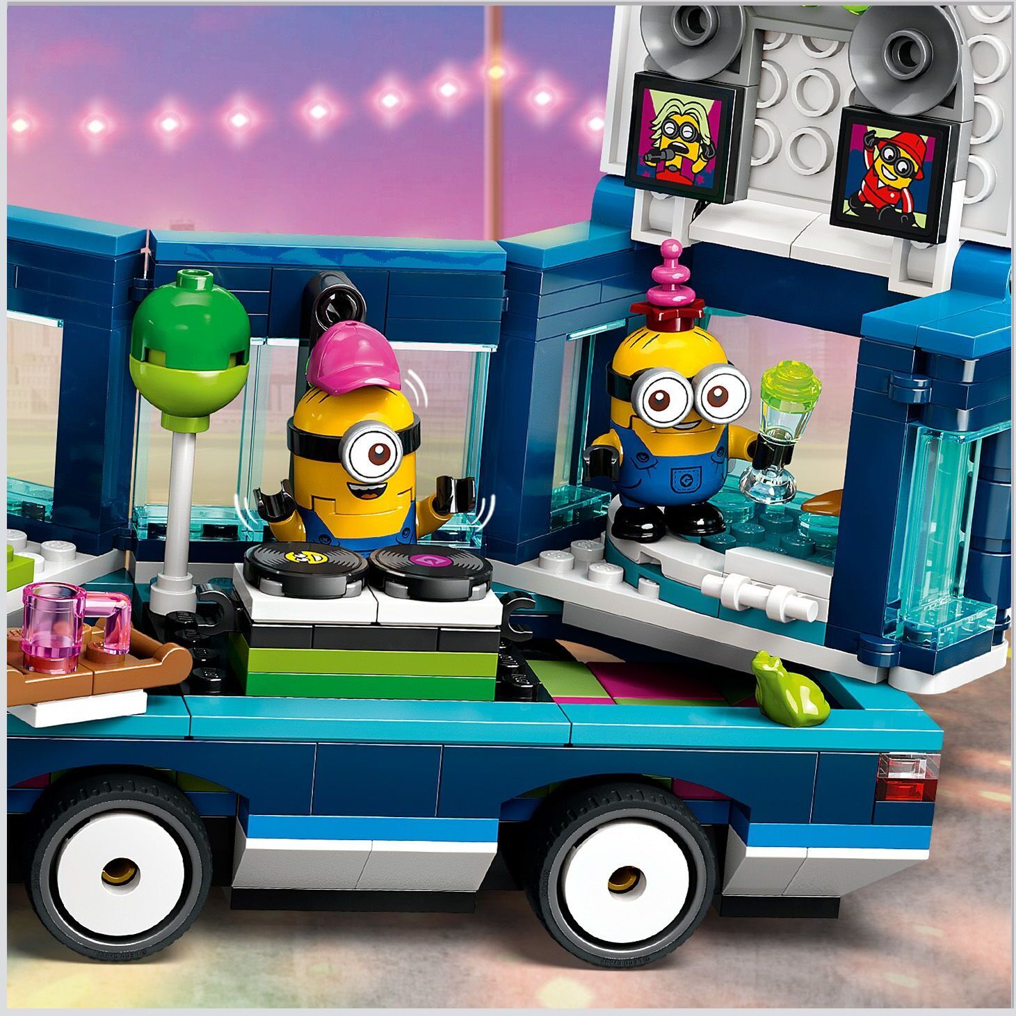 LEGO Minions 75581 - Kätyrien musajuhlabussi