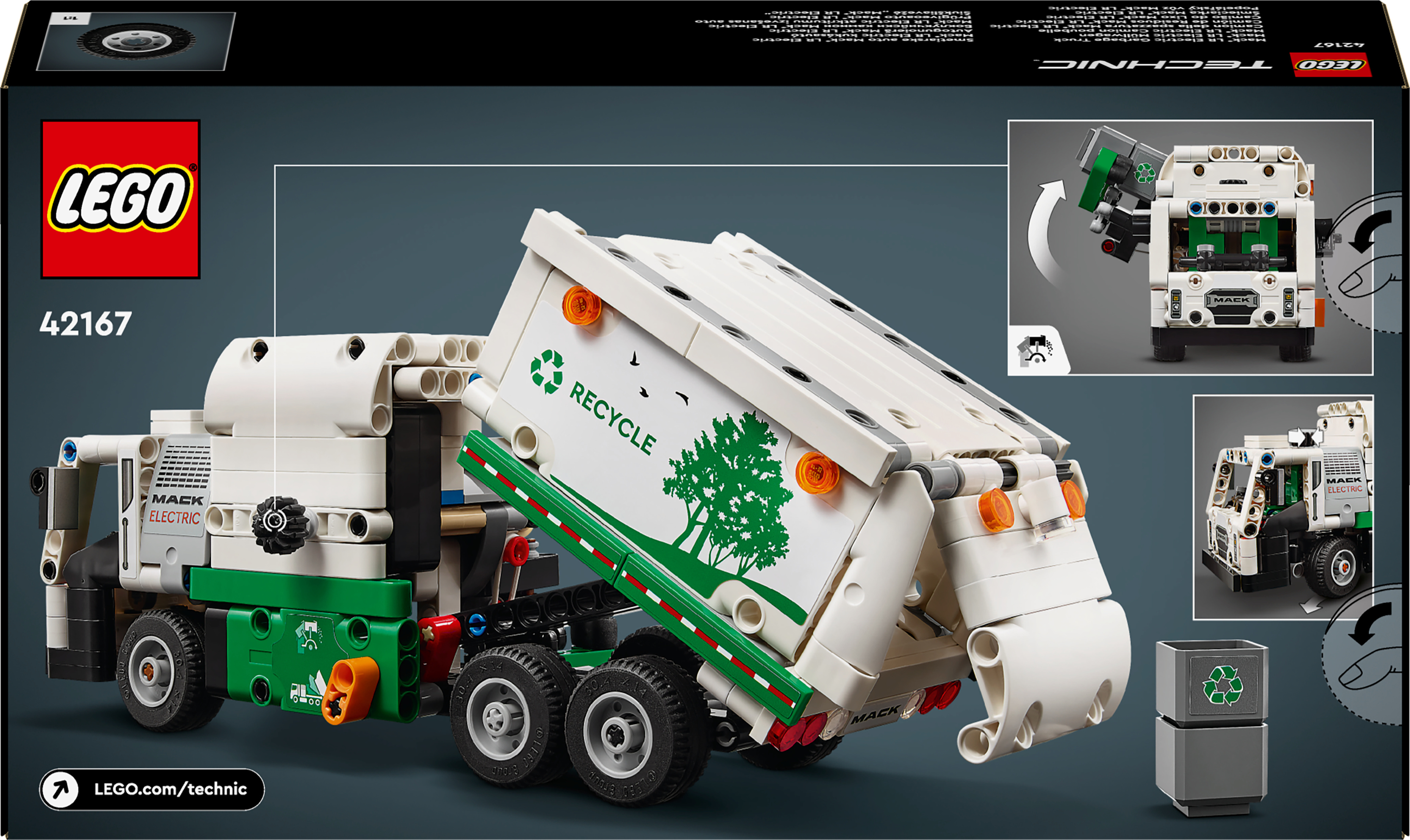 LEGO Technic 42167  - Mack® LR Electric Jäteauto