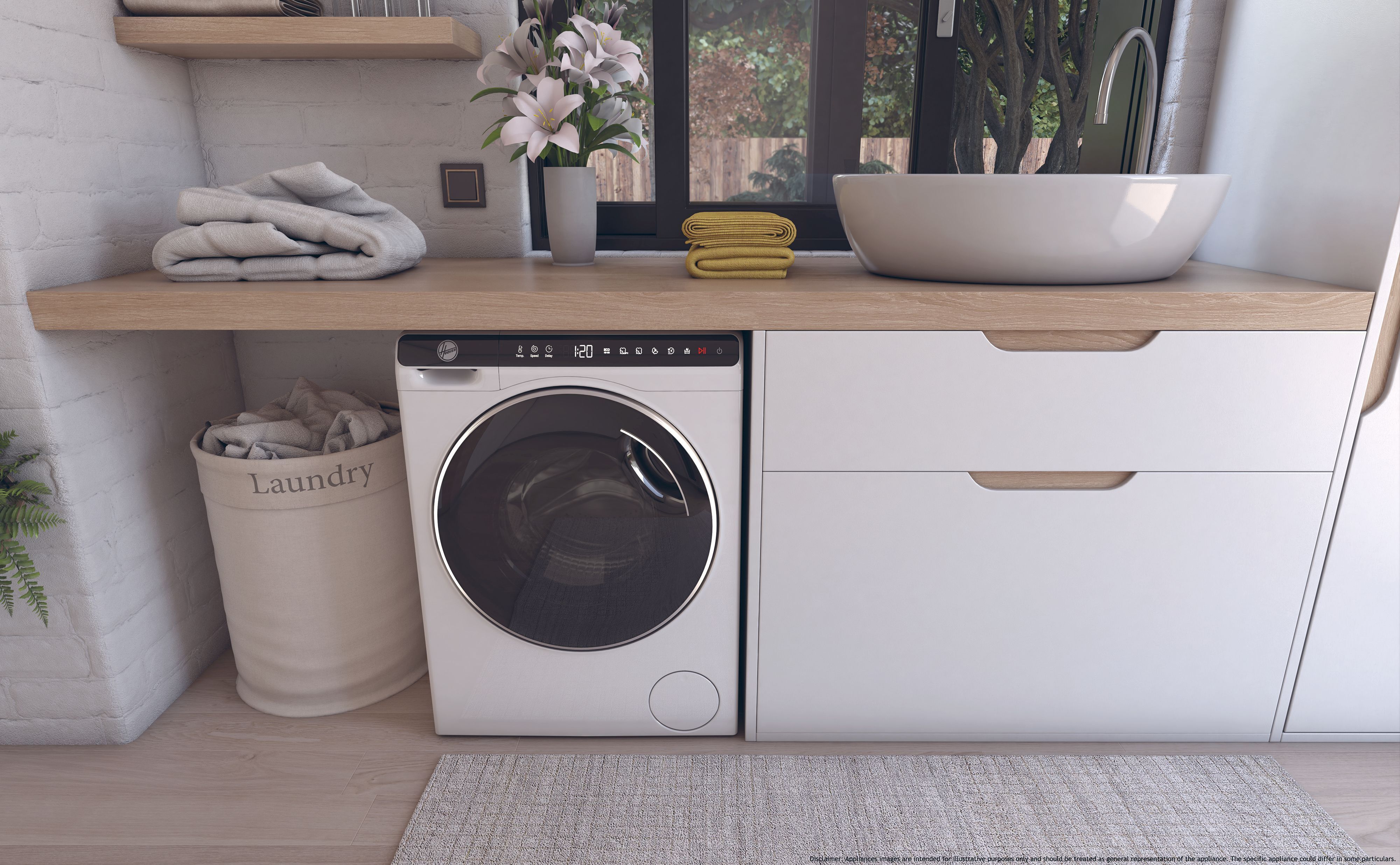 Hoover Miniwasher OW50-BP12307-S pyykinpesukone