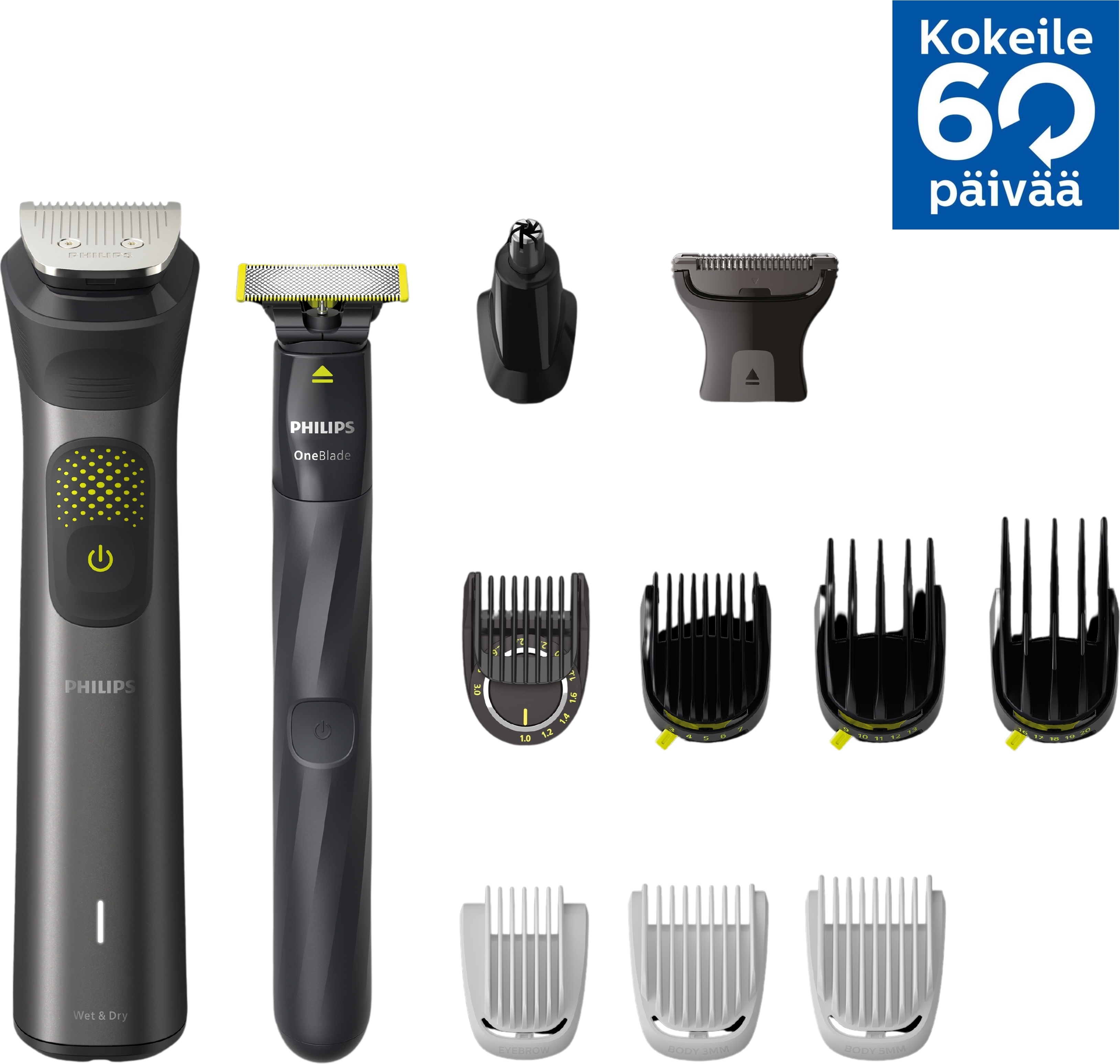 Philips Series 9000 MG9530/15 13-in-1 multigroom -partatrimmeri