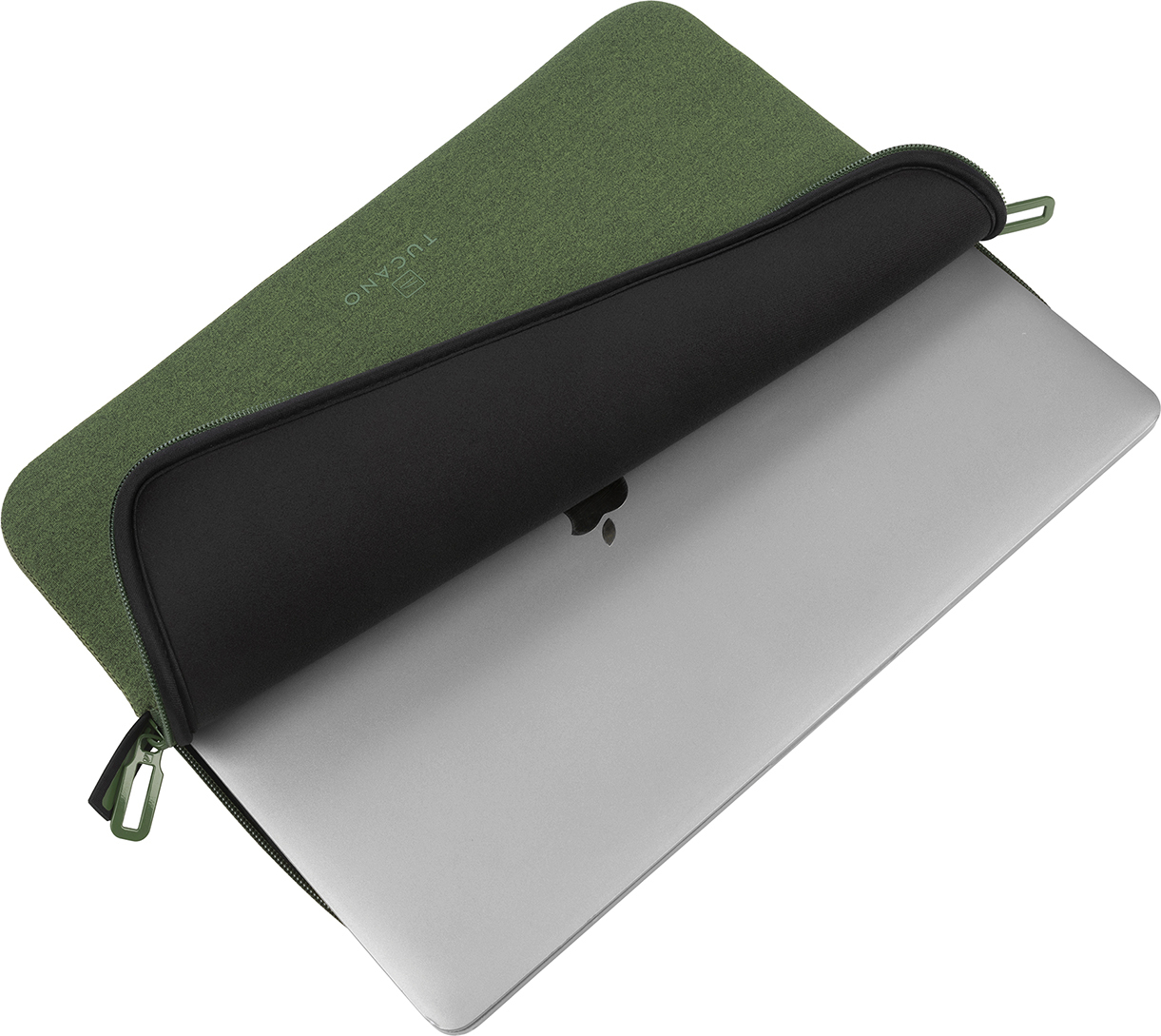 Tucano Mélange Second Skin -suojatasku 15.6" kannettavalle tietokoneelle, vihreä