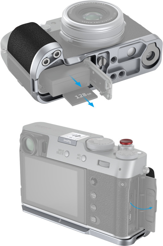 SmallRig 4566 Fujifilm X100VI / X100V -peukalotuki, musta