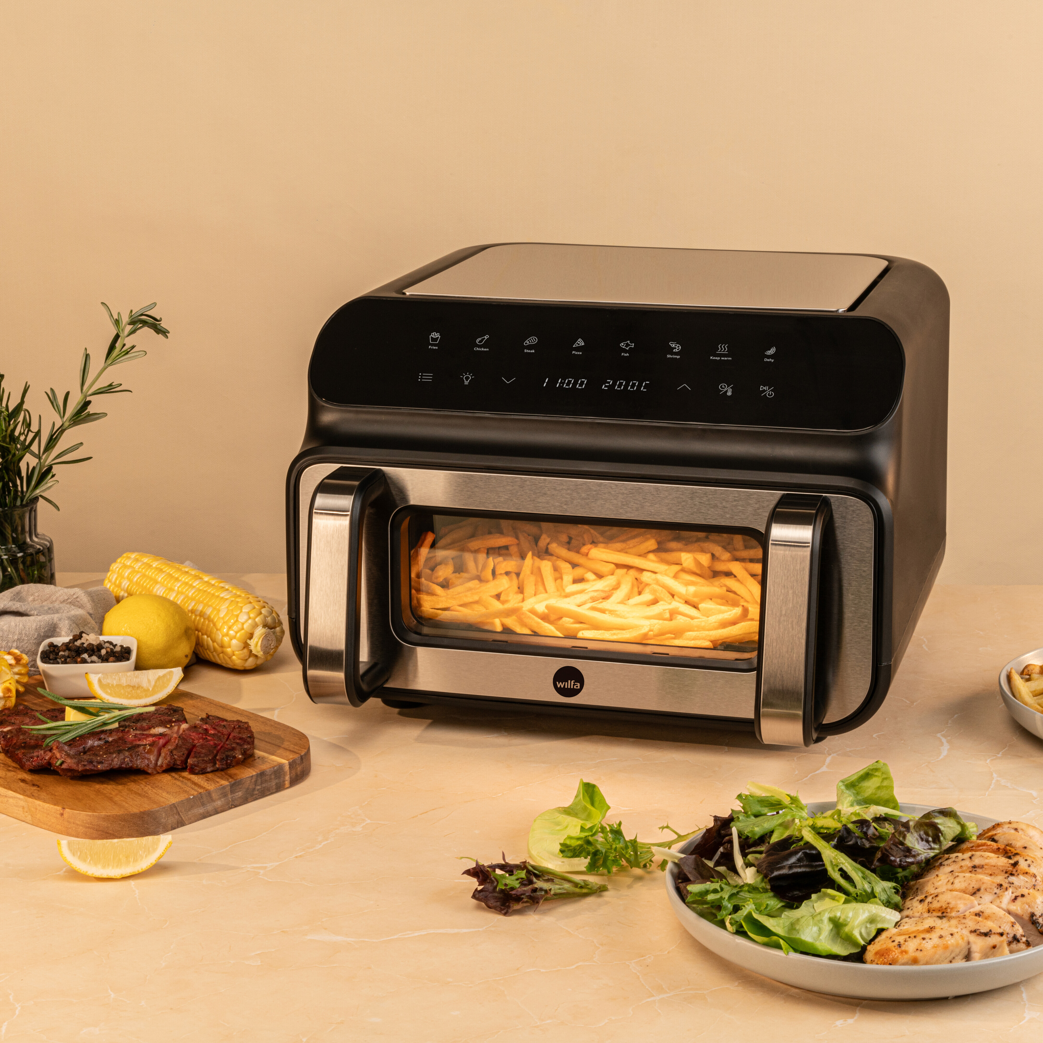 Wilfa AFD-60B Dualfry -airfryer