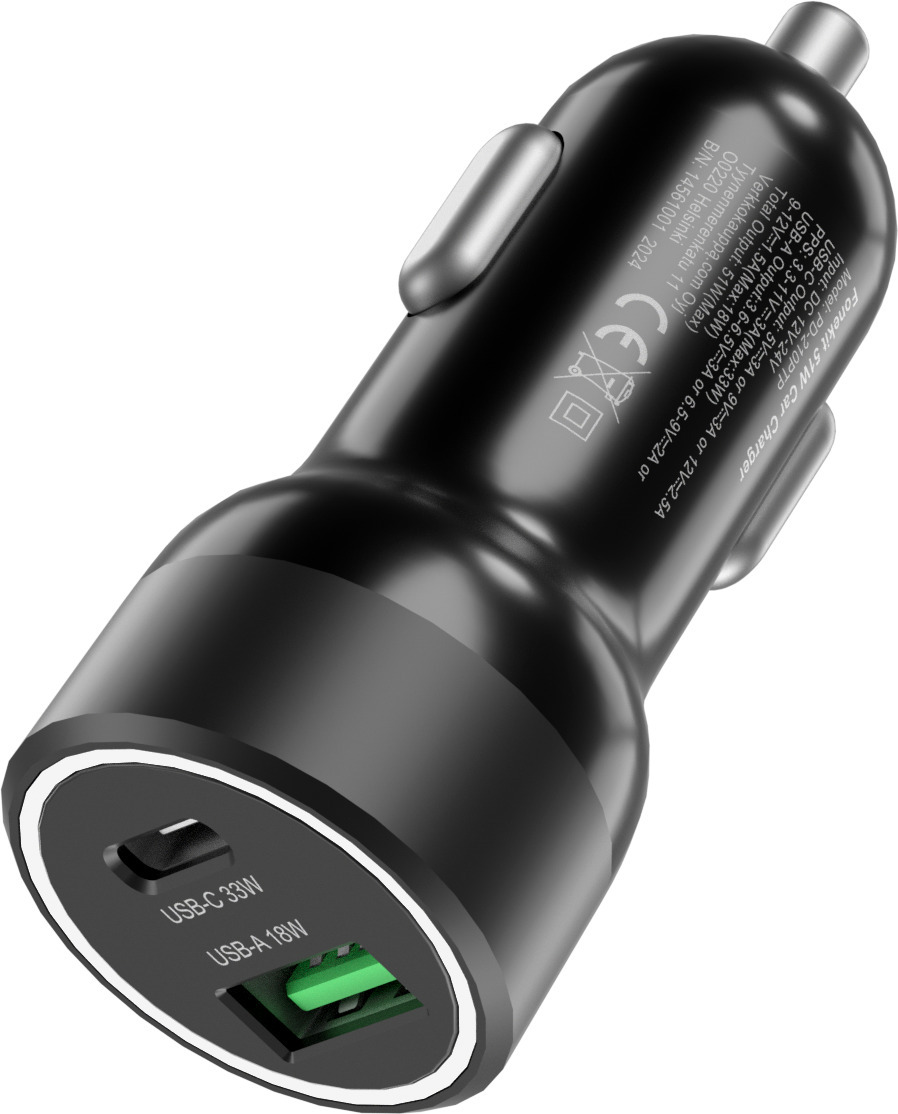 FoneKit Travel 40W, 2 x USB-C -autolaturi