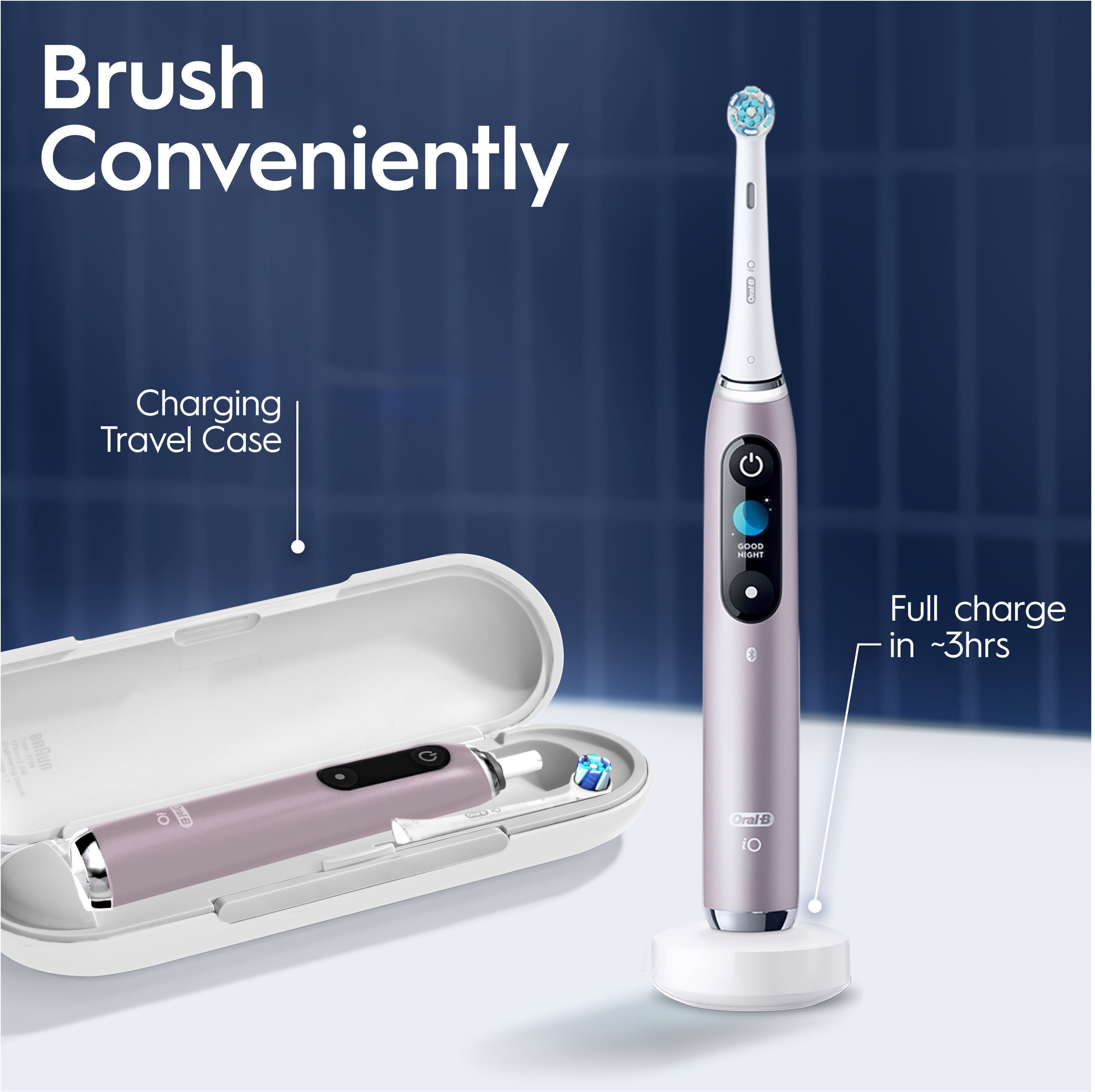 Oral-B iO Series 9s sähköhammasharja, ruusu