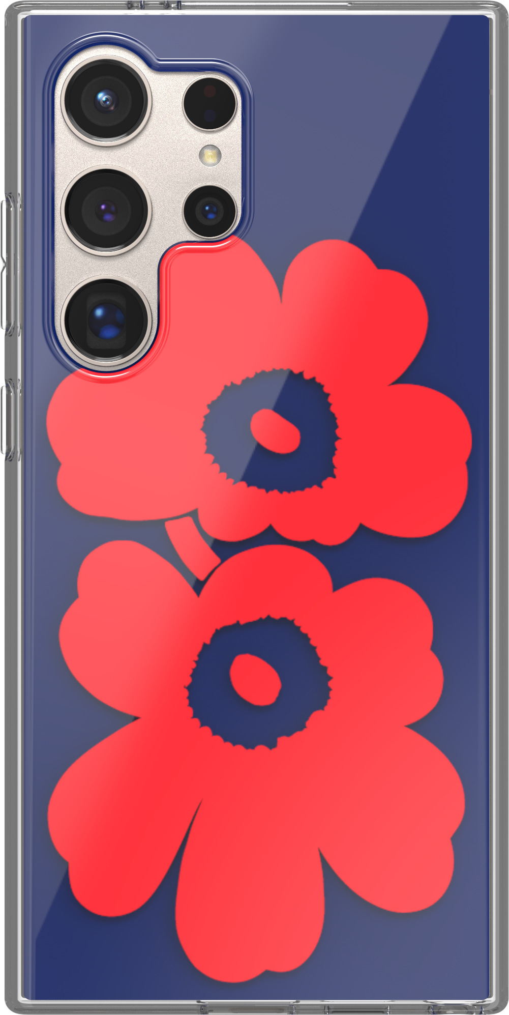 Samsung x Marimekko Dual Layer Case -suojakuori, Samsung Galaxy S24 Ultra, sininen/punainen