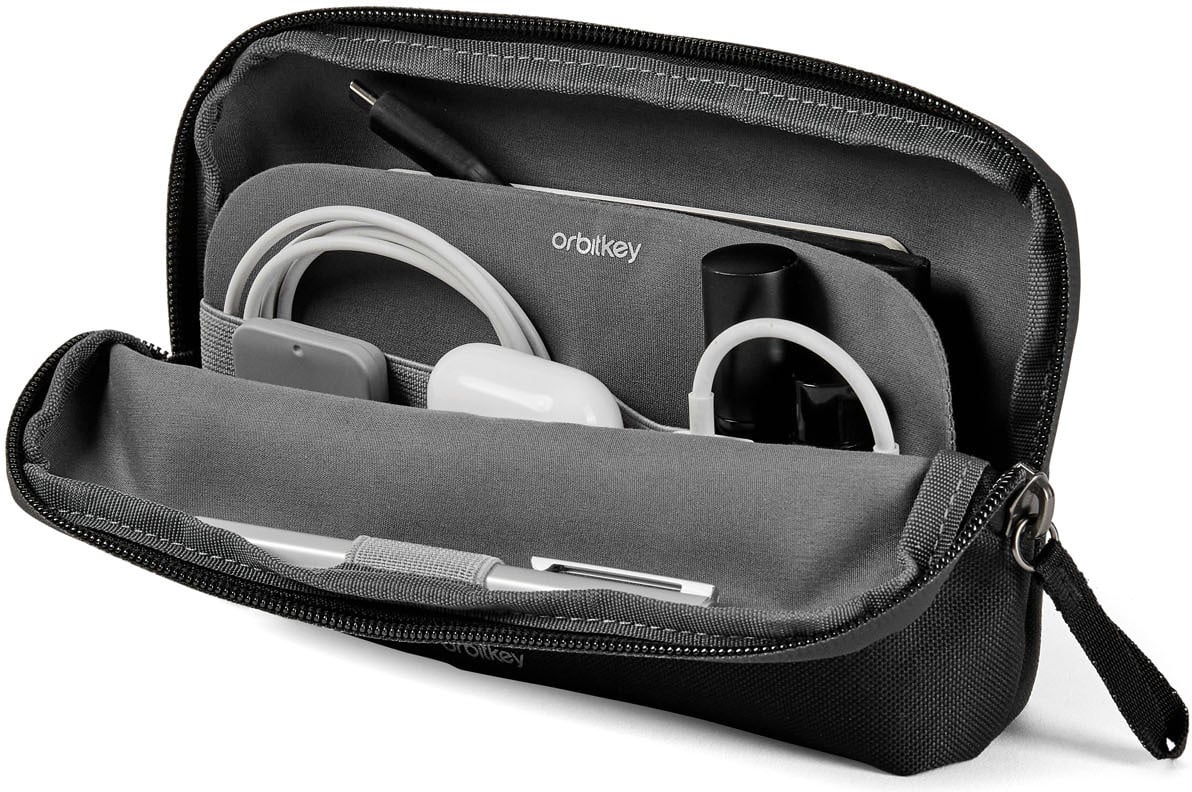 Orbitkey Desk Pouch -tarvikelaukku, musta