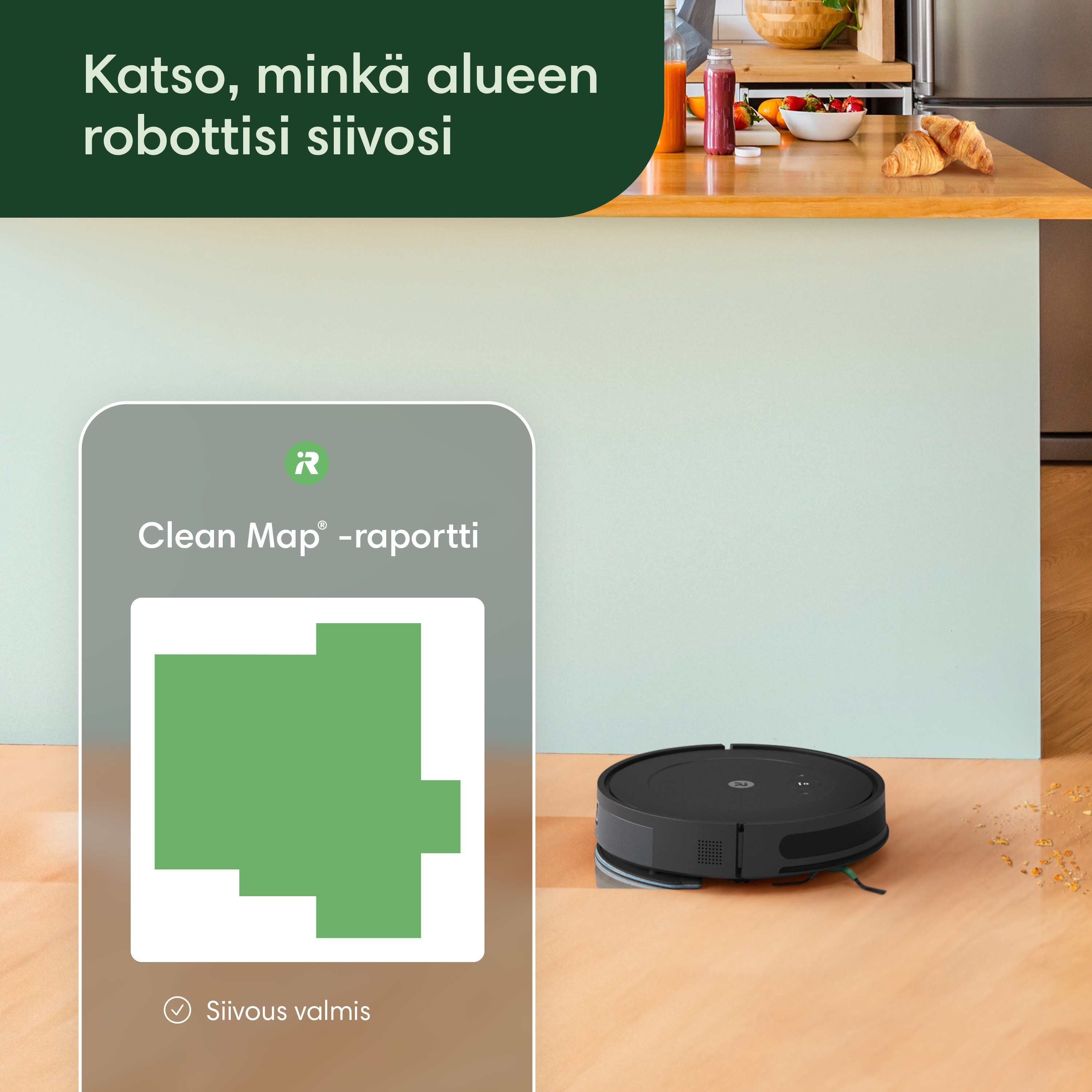 iRobot Roomba Combo Essential robotti-imuri, musta