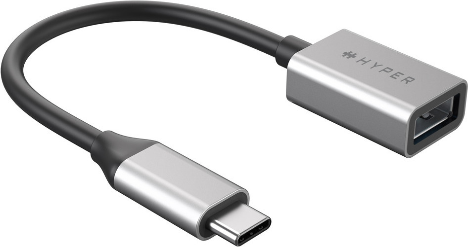 Hyper HyperDrive USB-C to 10Gbps USB-A -adapteri, tähtiharmaa