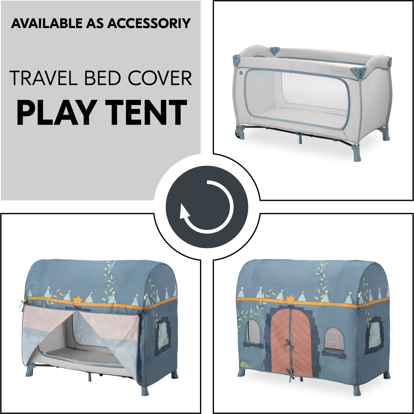 Hauck Sleep N Play Go Plus matkasänky, Dusty Cork