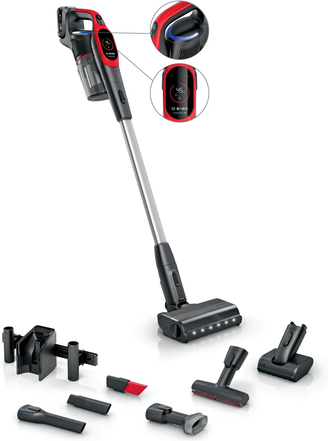 Bosch Unlimited 9 ProAnimal varsi-imuri, BBS931PET, punainen