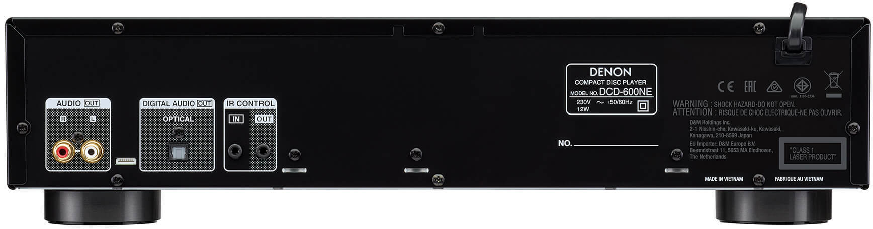 Denon DCD-600NE -CD-soitin, hopea