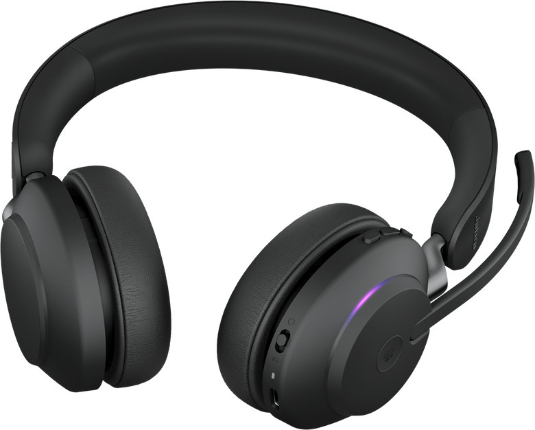 Jabra Evolve2 65 Stereo LINK380A -langaton headset + telakka, MS, musta
