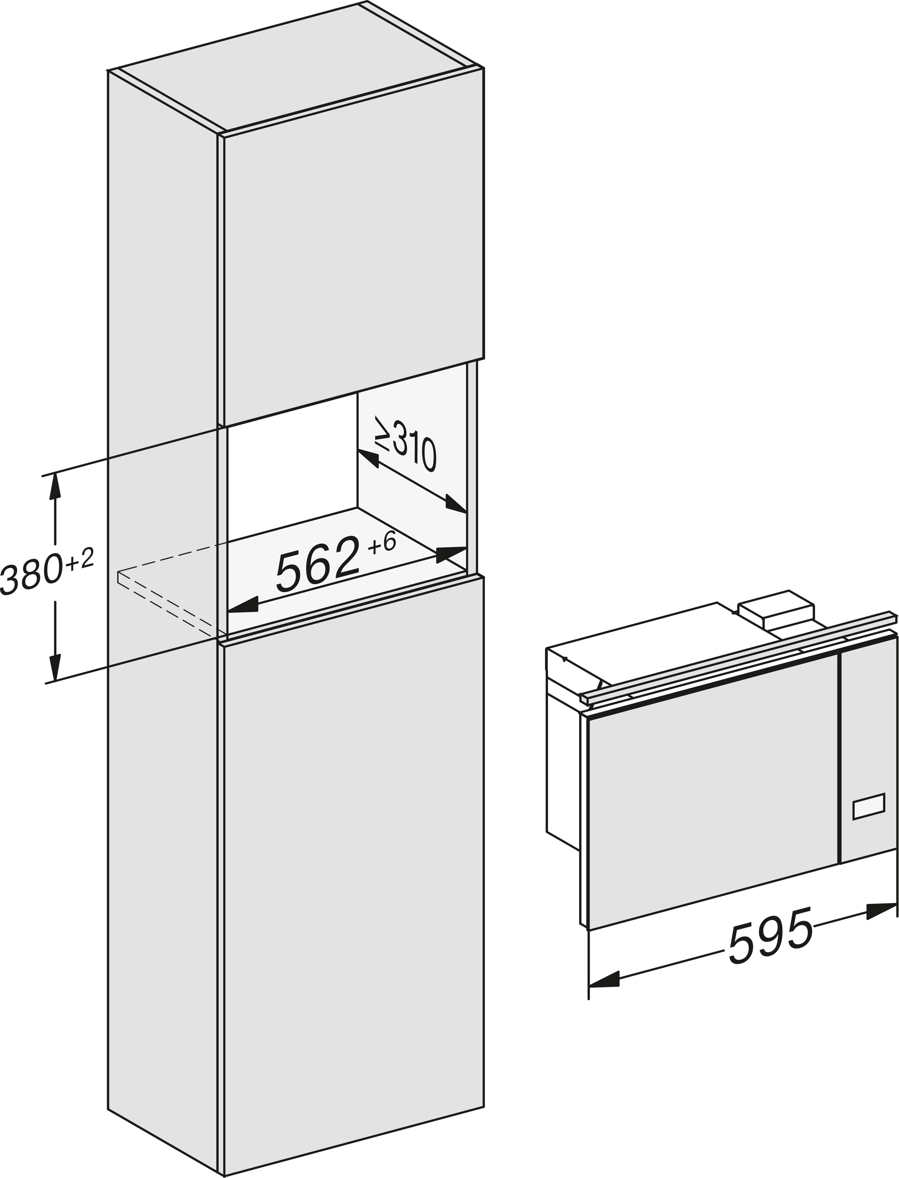 Miele M 2234 mikroaaltouuni, musta