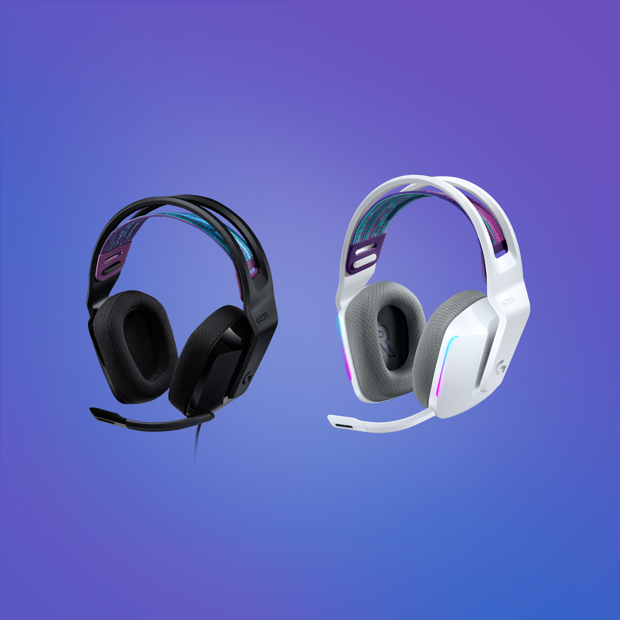 Logitech G335 -pelikuulokkeet, musta