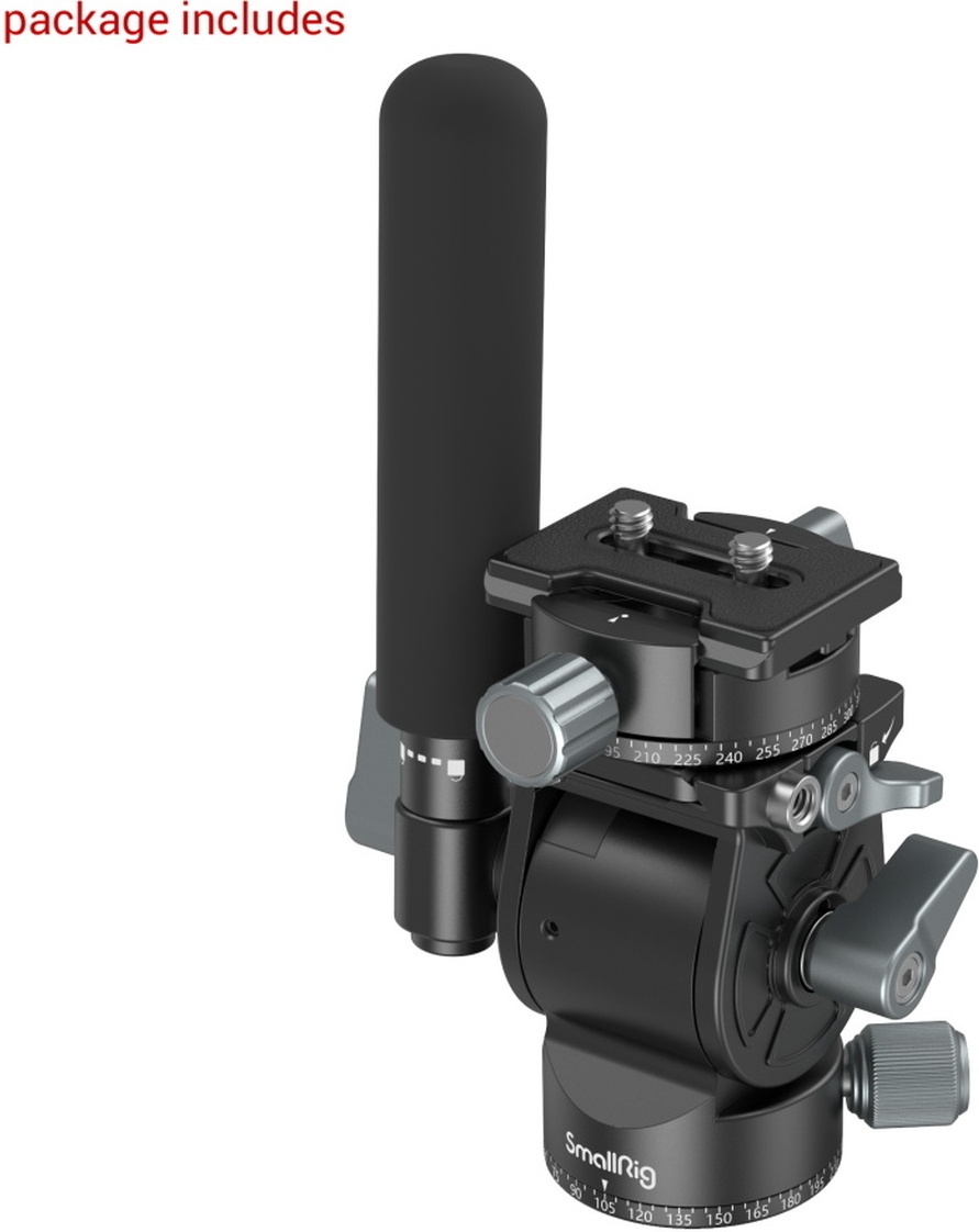 SmallRig 3457 Lightweight Fluid Video Head -videopää