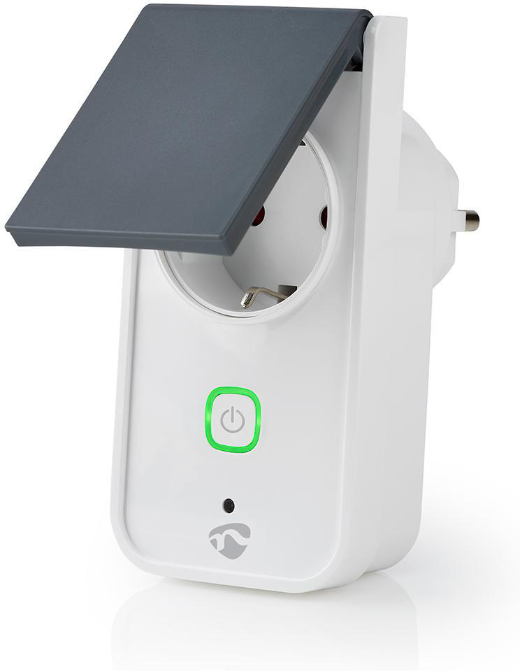 Nedis SmartLife WIFIPO120FWT -älypistorasia, 16 A, 3680 W, IP44
