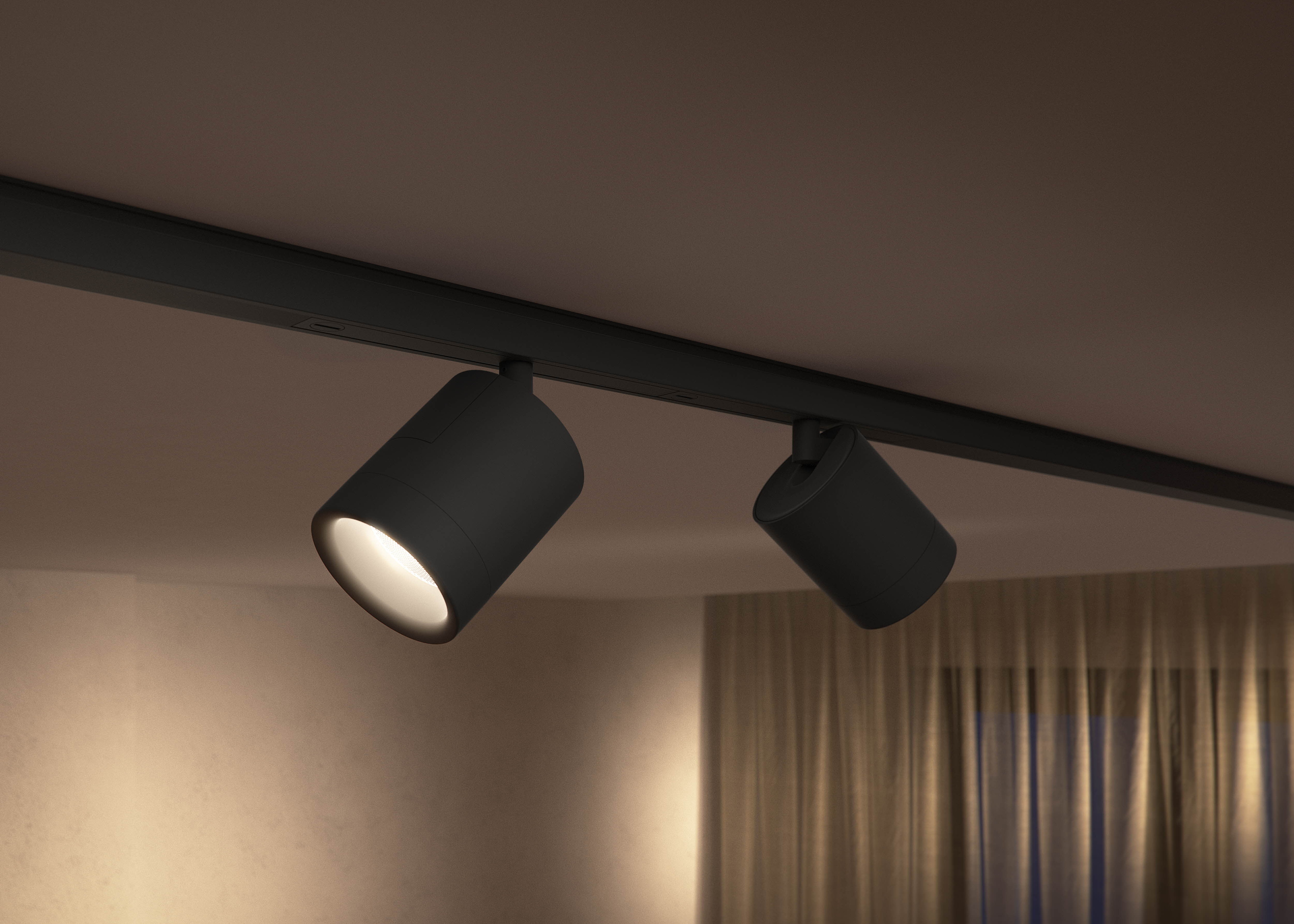 Philips Hue Perifo Cylinder -älykohdevalo, White and Color Ambiance, musta