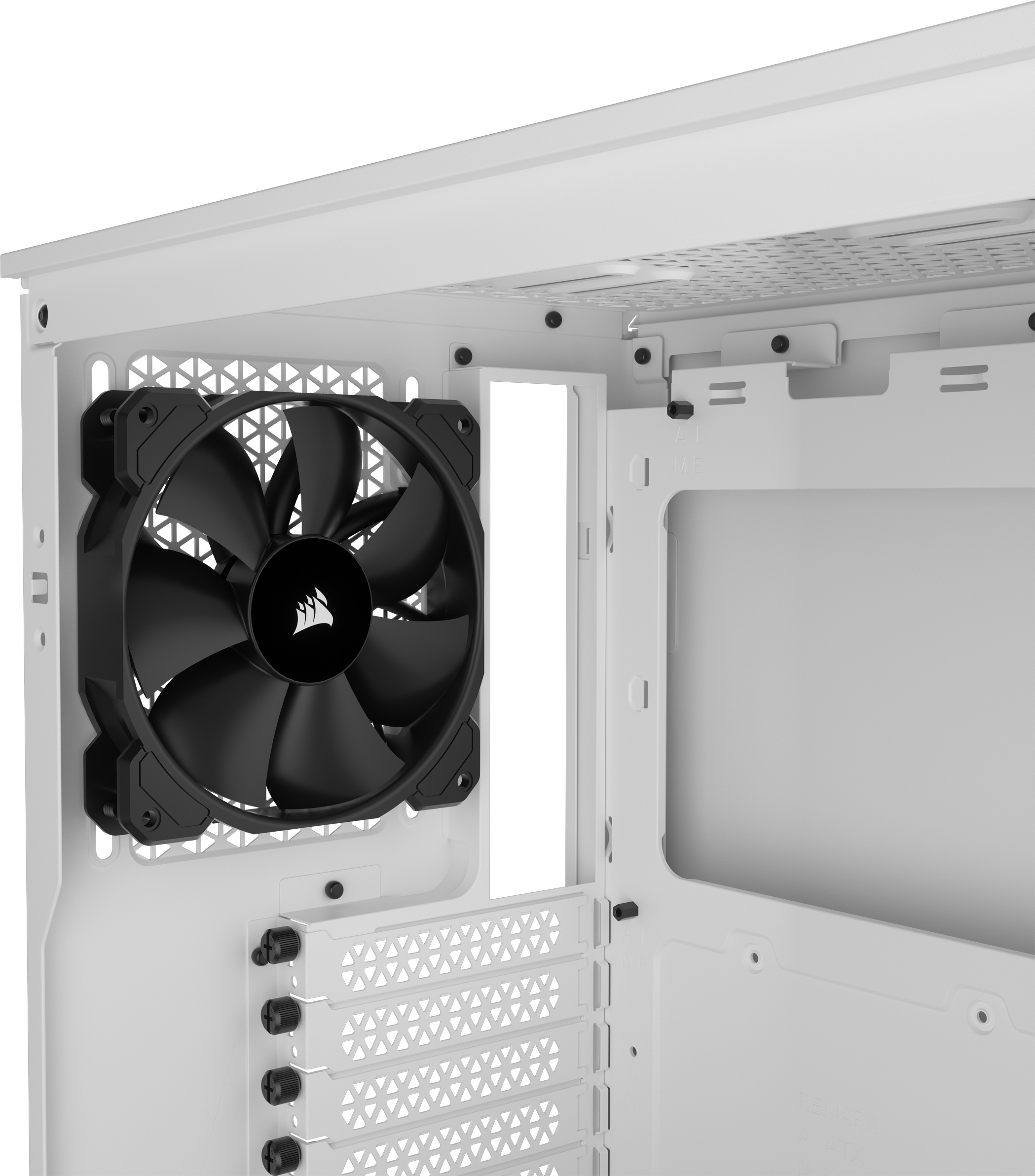 Corsair 3000D Airflow Mid Tower ATX-kotelo ikkunalla, valkoinen