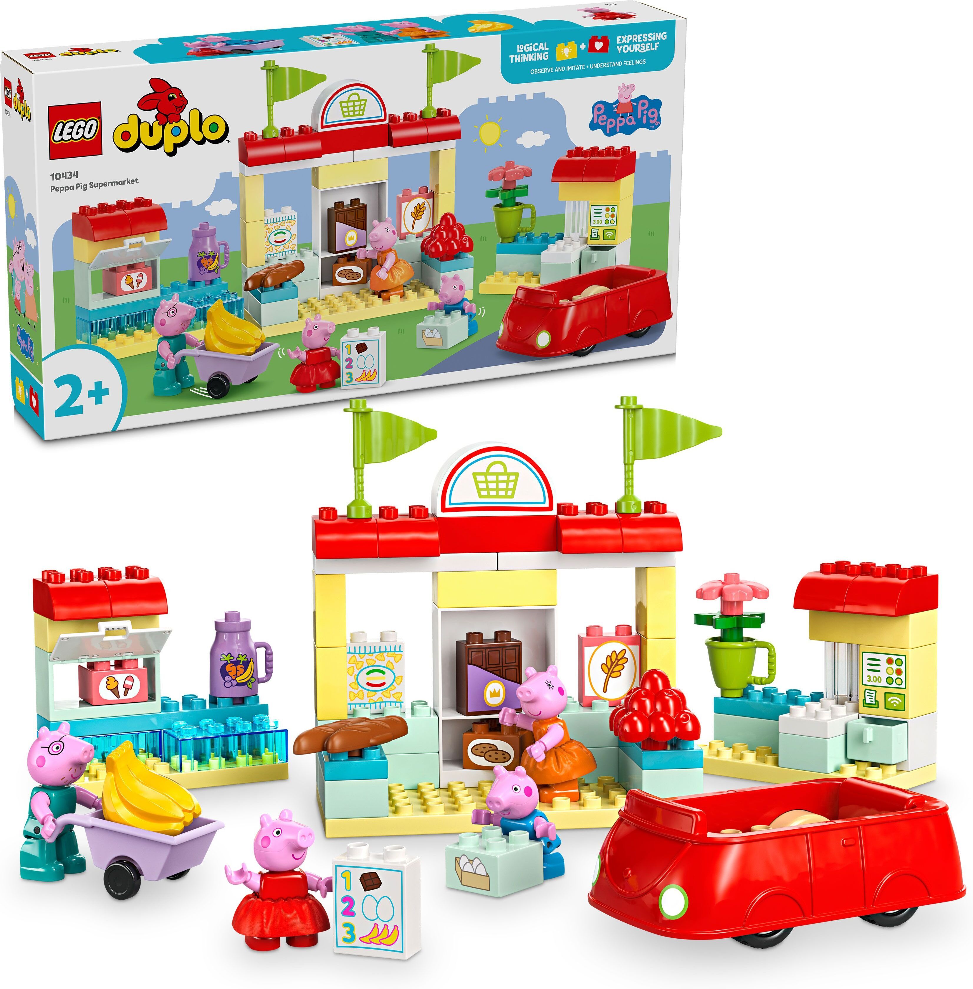 LEGO DUPLO Peppa Pig 10434 - Pipsa Possun supermarket