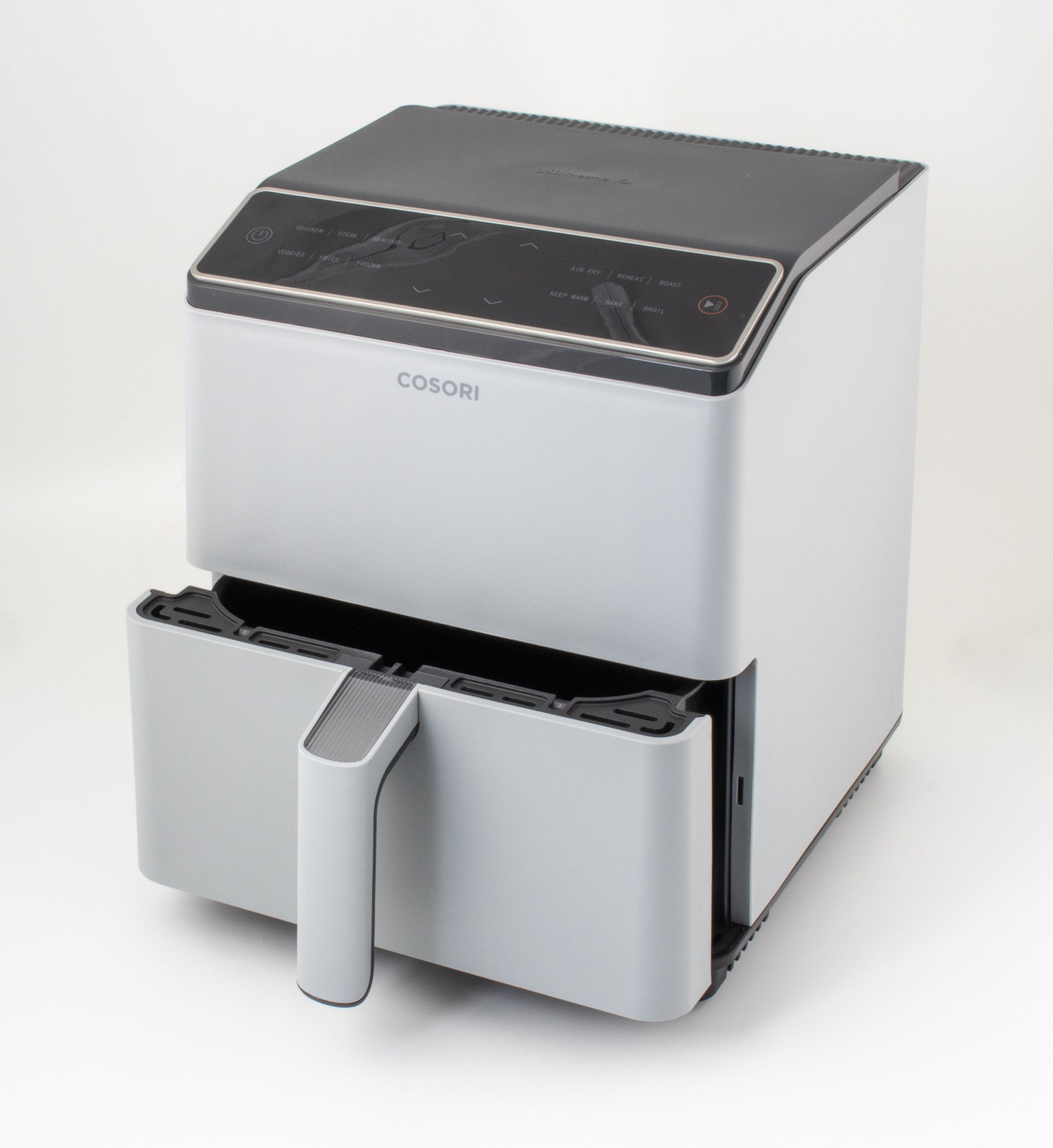 Cosori Dual Blaze -airfryer, tummanharmaa