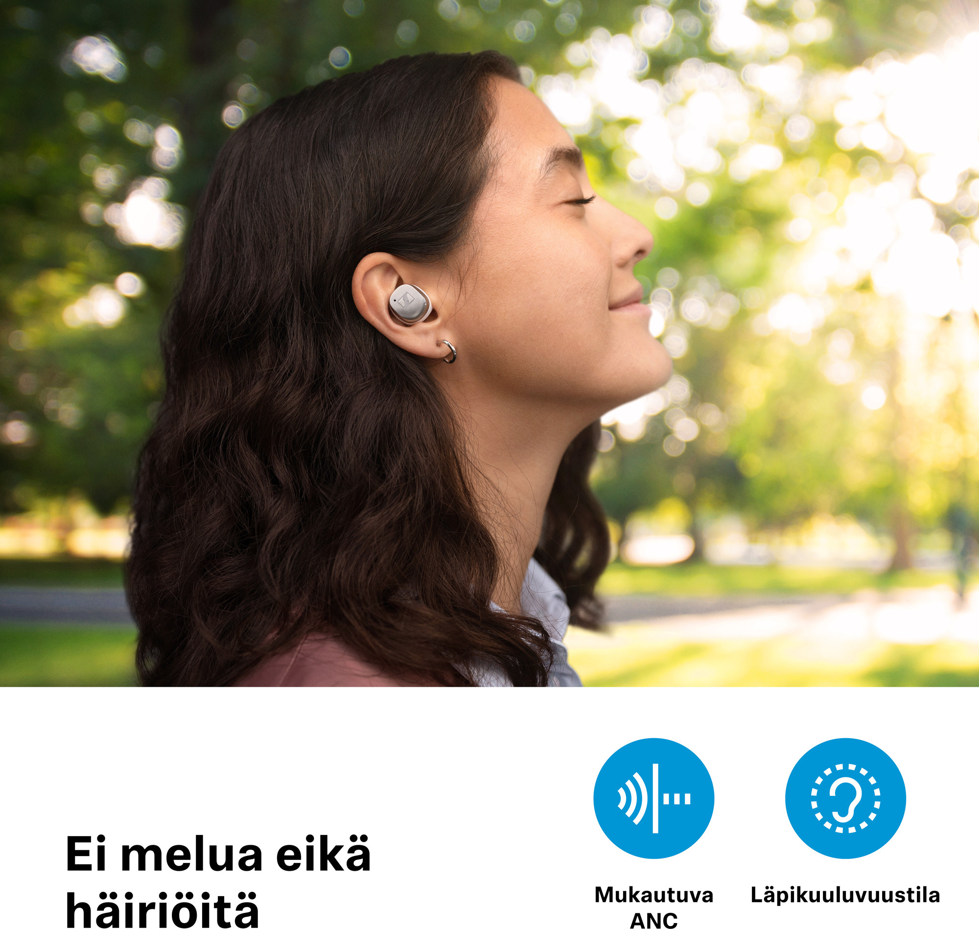 Sennheiser Momentum True Wireless 4 vastamelunappikuulokkeet, Black Copper