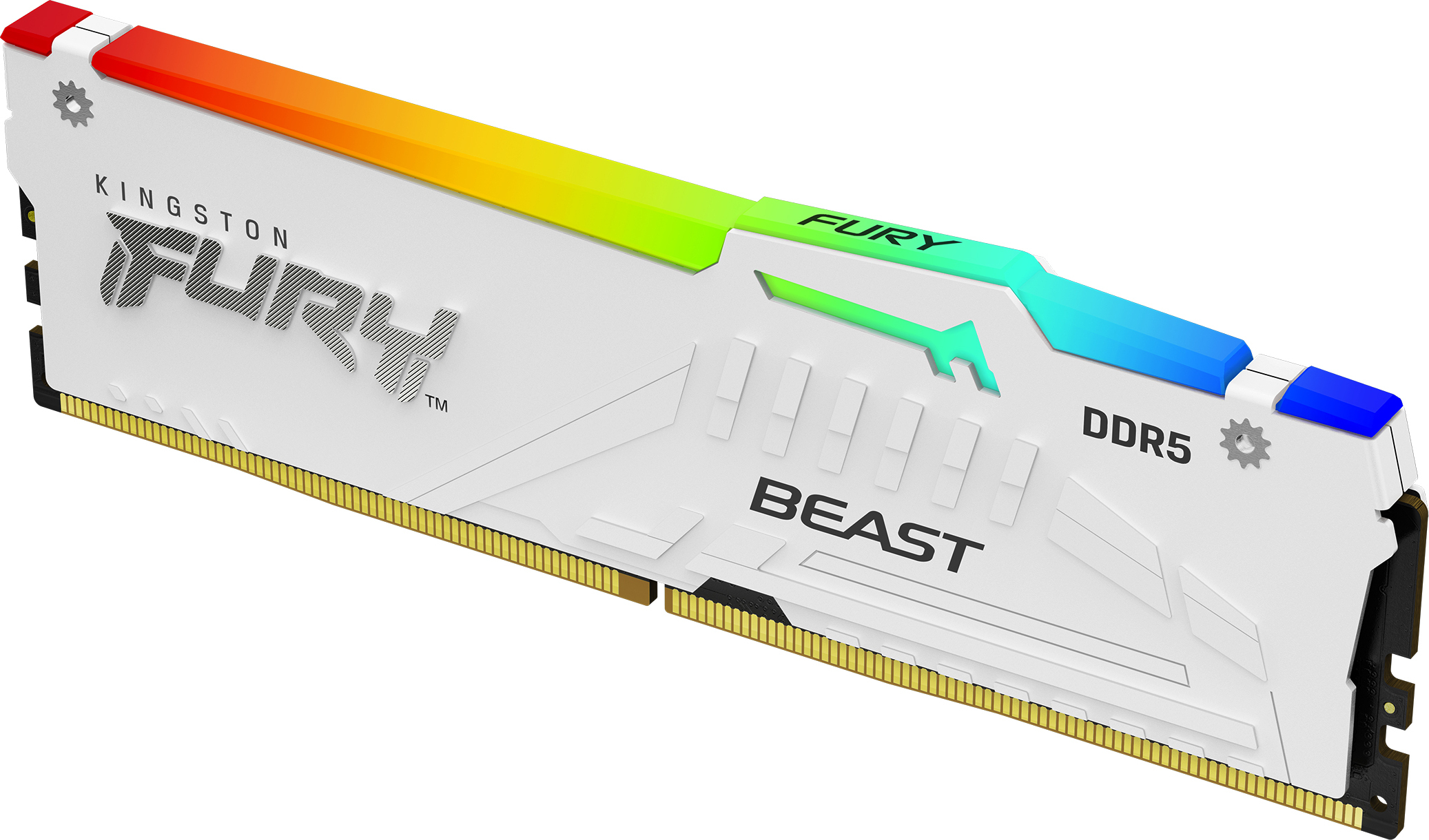 Kingston FURY Beast White DDR5 RGB 6000 MHz CL30 32 Gt -muistimodulipakkaus