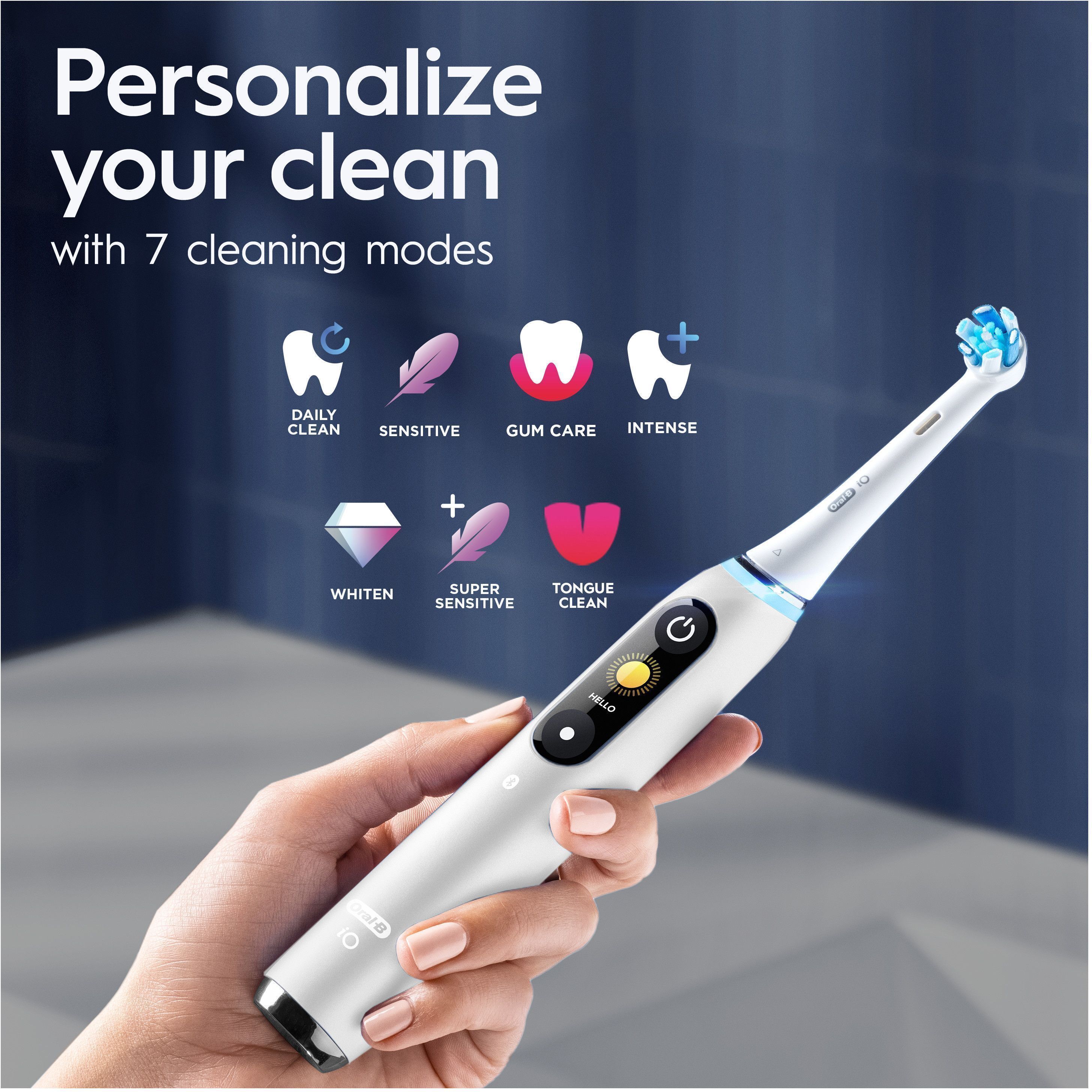 Oral-B iO Series 9s sähköhammasharja, valkoinen