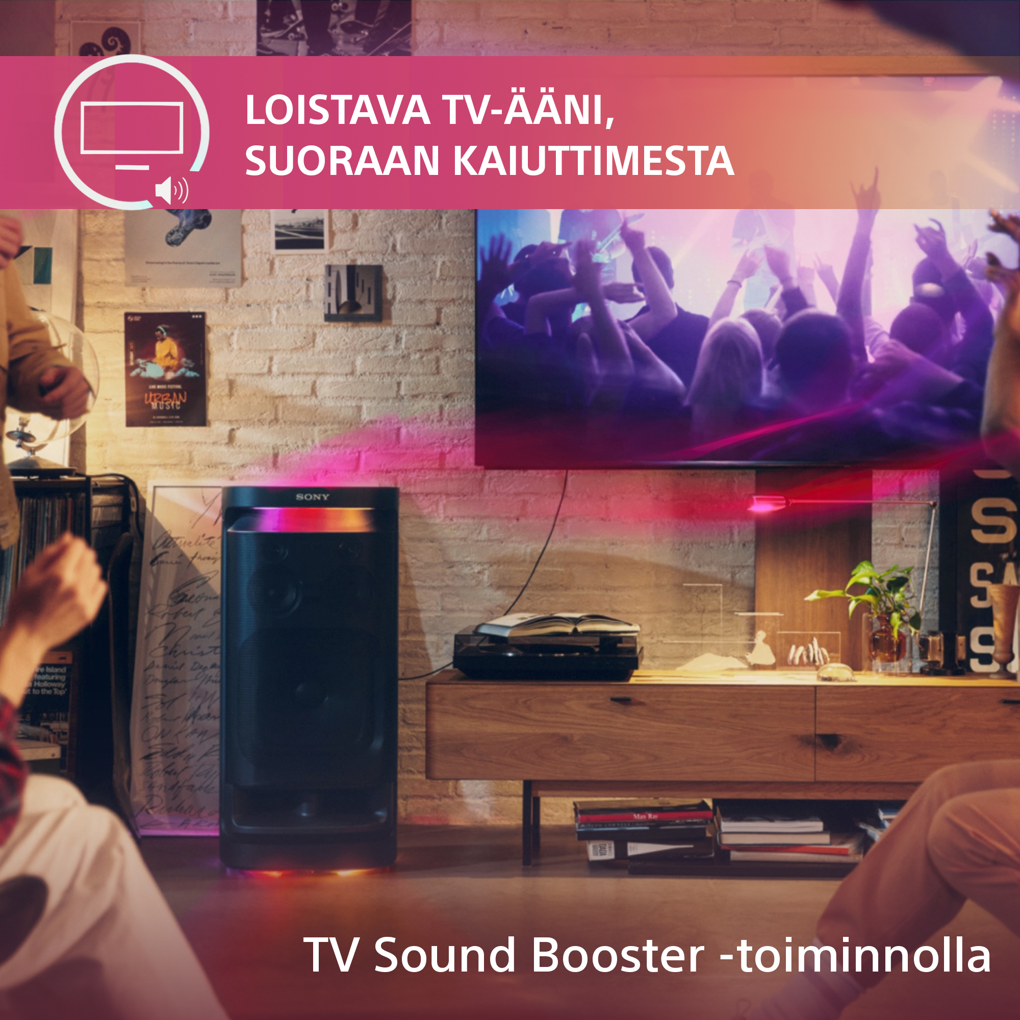 Sony SRS-XV900 langaton bilekaiutin
