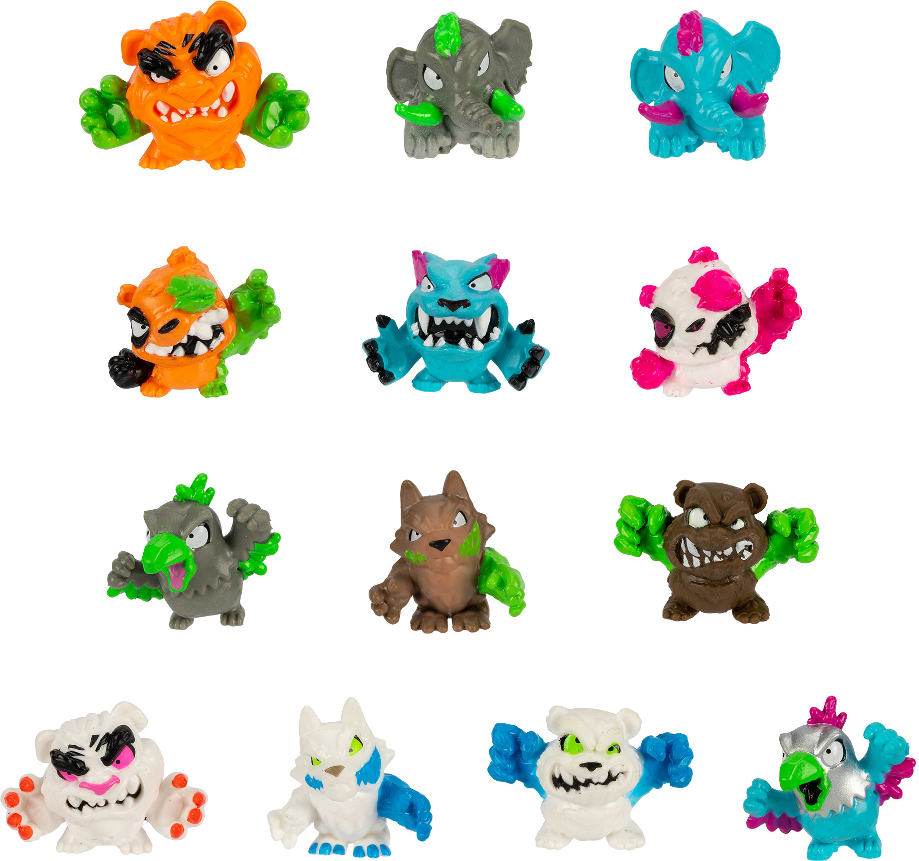 MrBeast Lab Swarms Mega Lab - 12 hahmoa, lajitelma