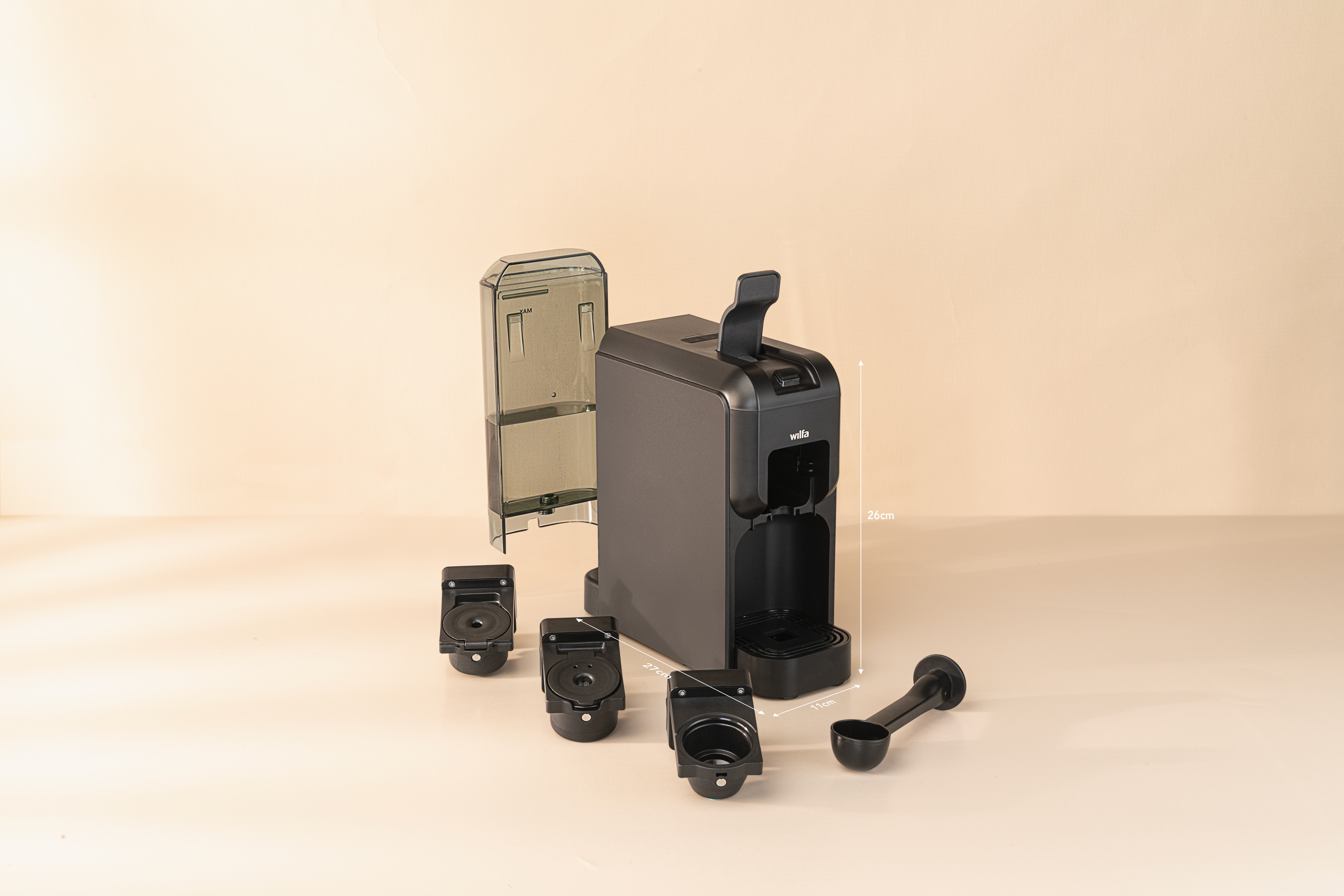 Wilfa Volo Capsule Mini MMA1T-TC15 espressokone ja kapselikeitin