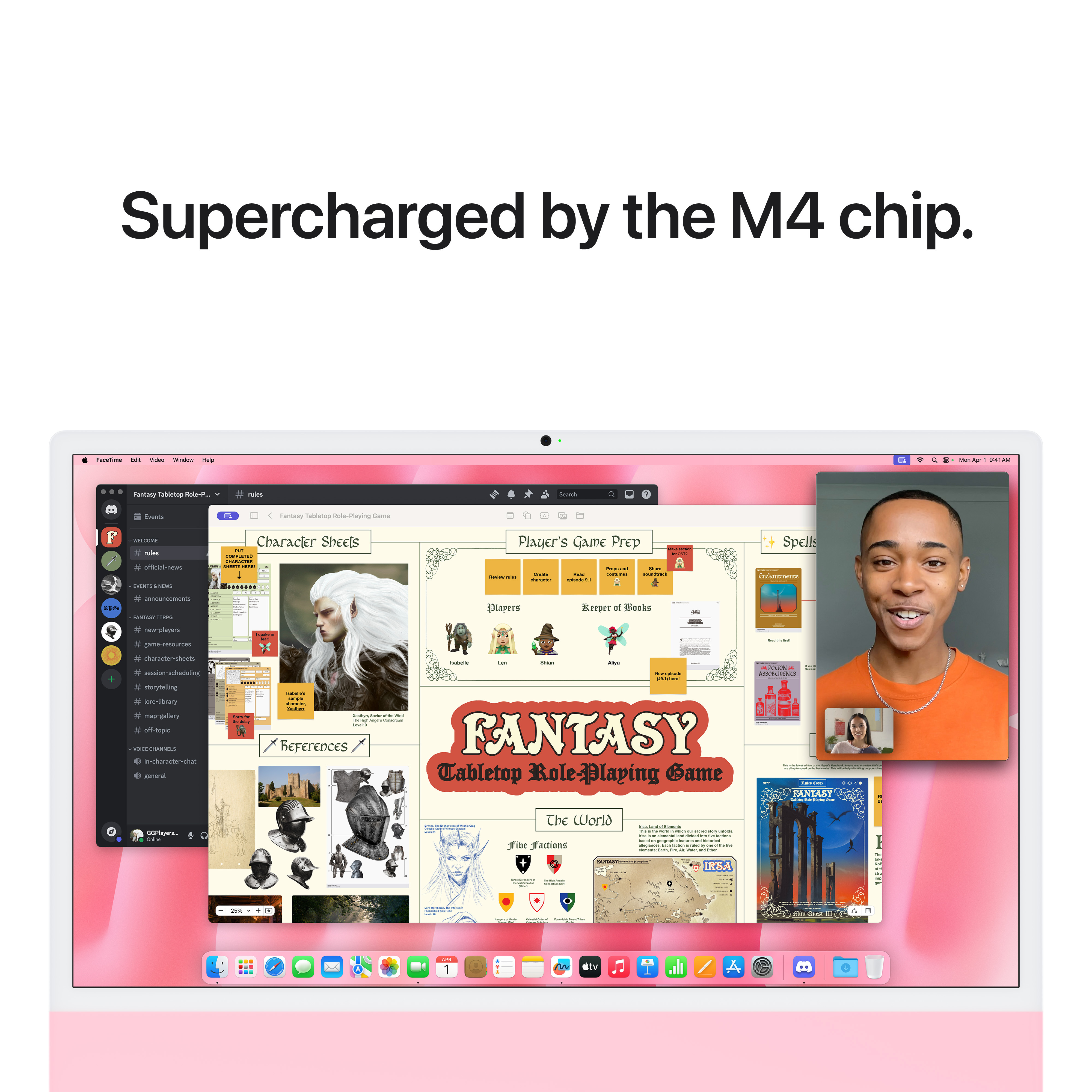 Apple iMac 24" M4 16 Gt, 256 Gt -tietokone, hopea (MWUU3)
