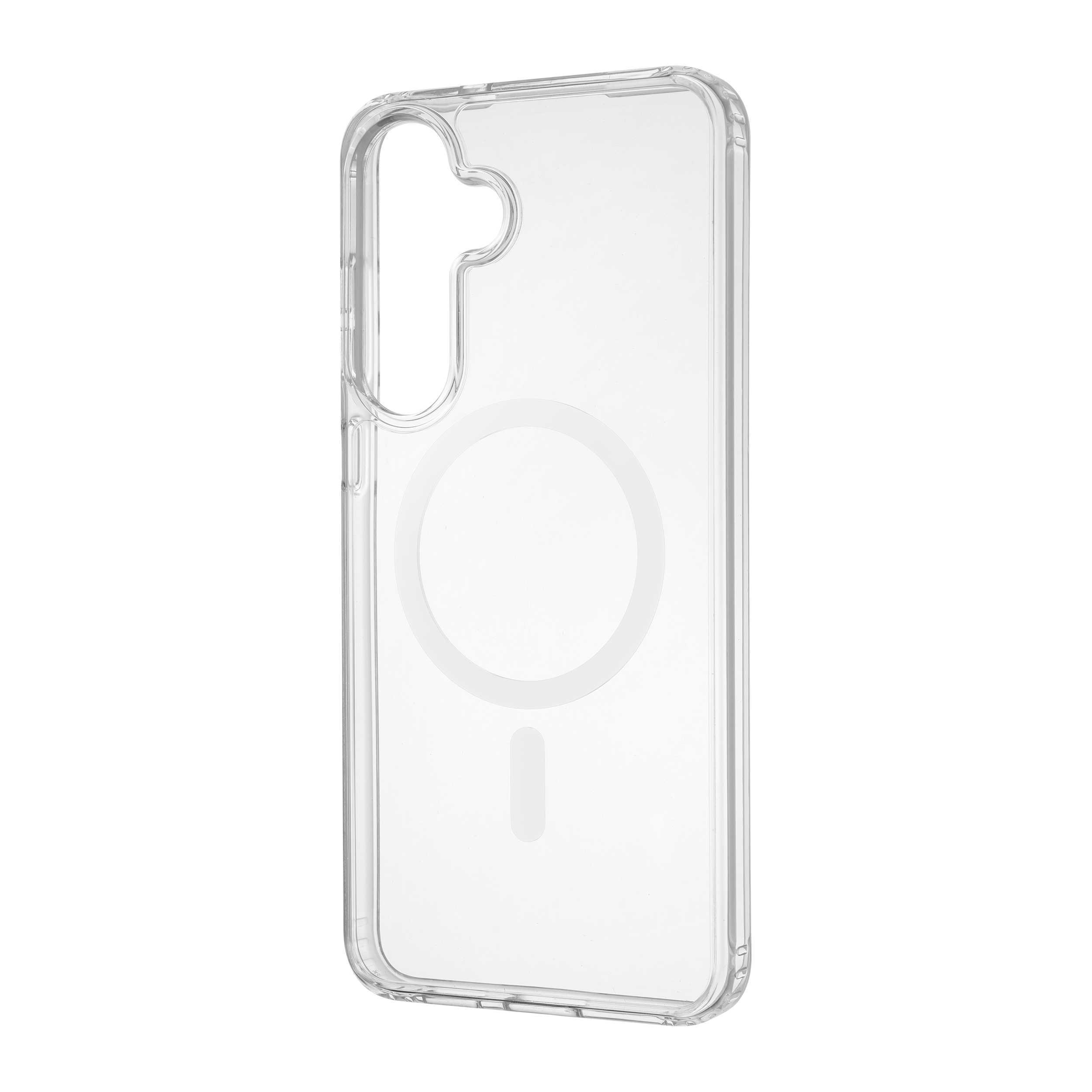 FoneKit Premium MagSafe-yhteensopiva suojakuori, Samsung Galaxy S25 FE, läpinäkyvä