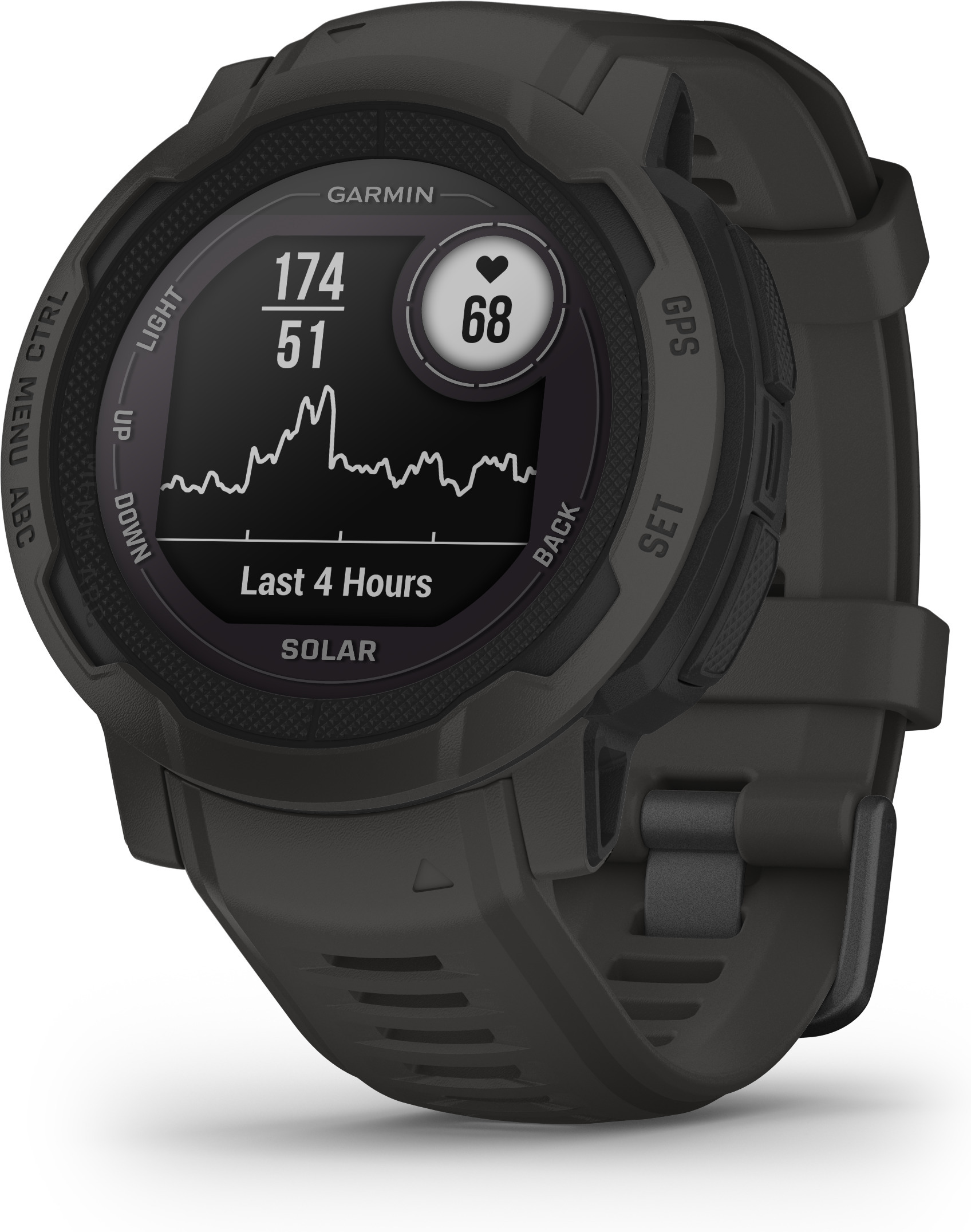 Garmin Instinct 2 Solar -GPS-älykello, Graphite