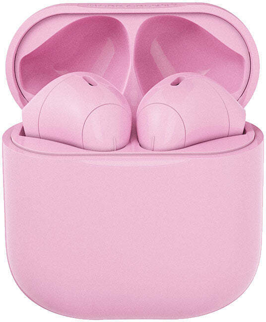 Happy Plugs Joy -nappikuulokkeet, vaaleanpunainen