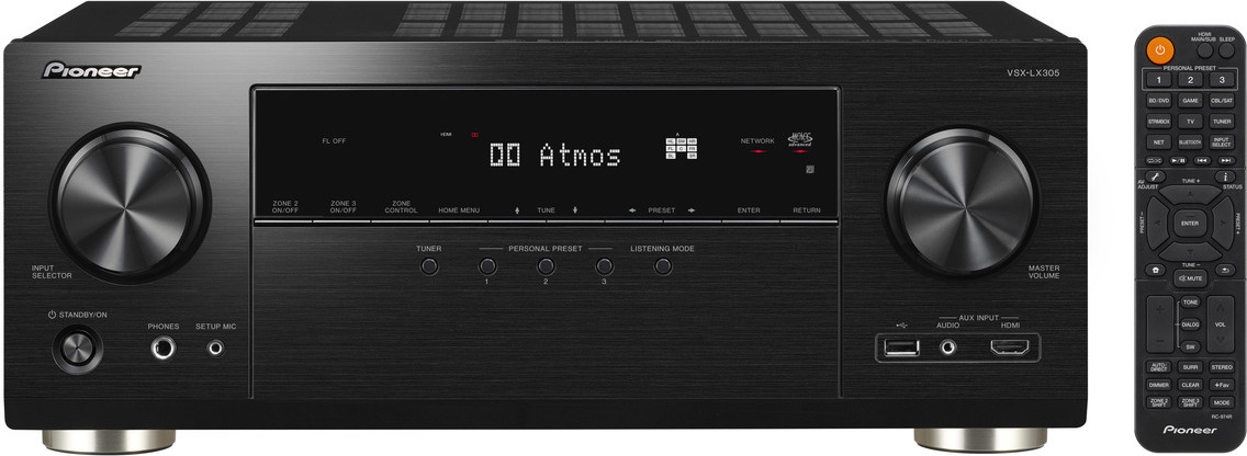 Pioneer VSX-LX305 ELITE 9.2 AV-vahvistin, musta