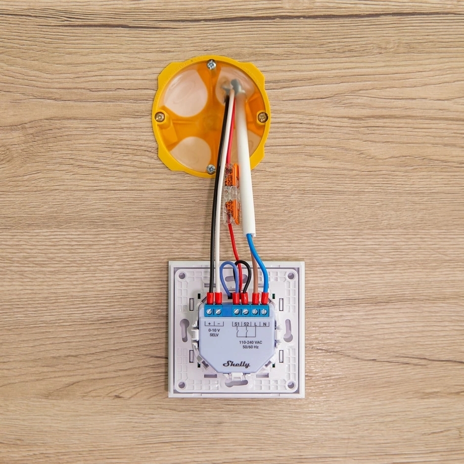 Shelly Plus 0-10 V Dimmer älyhimmennin Wi-Fi verkkoon