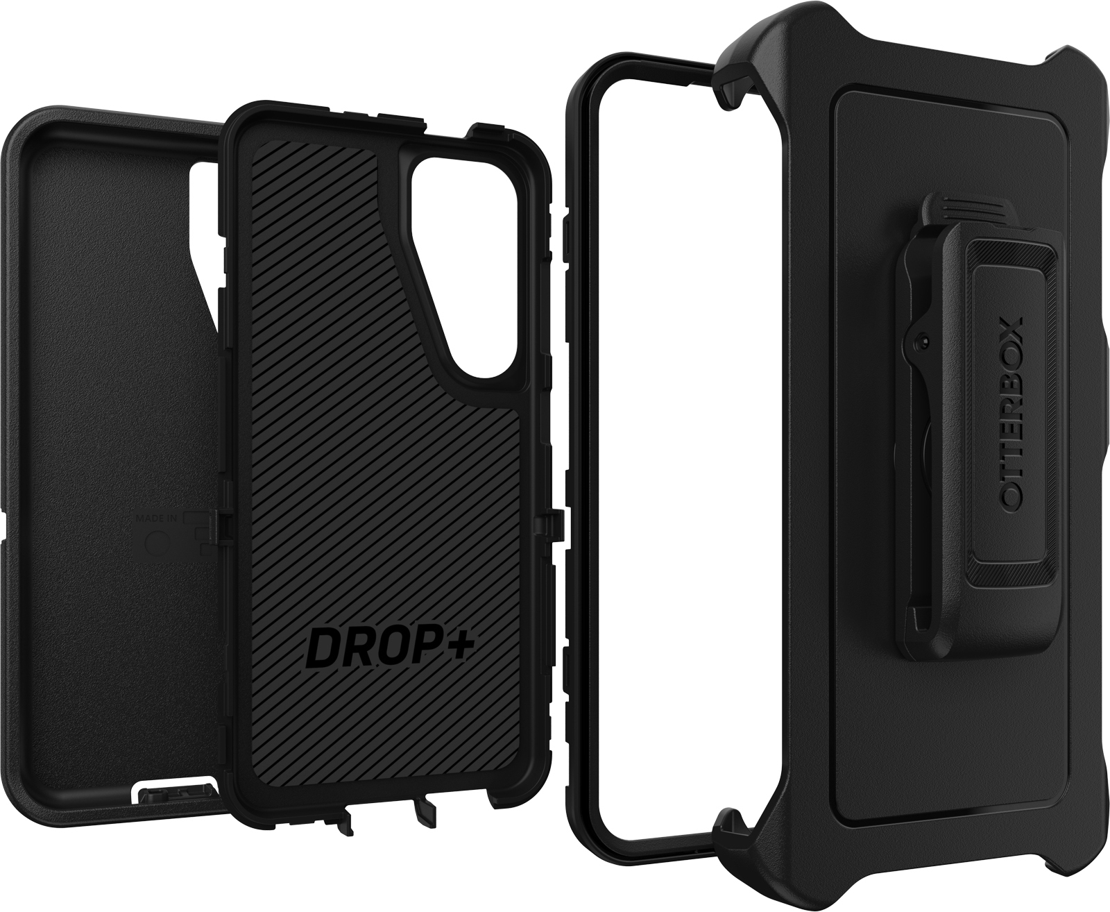 Otterbox Defender -suojakotelo, Samsung Galaxy S24, musta