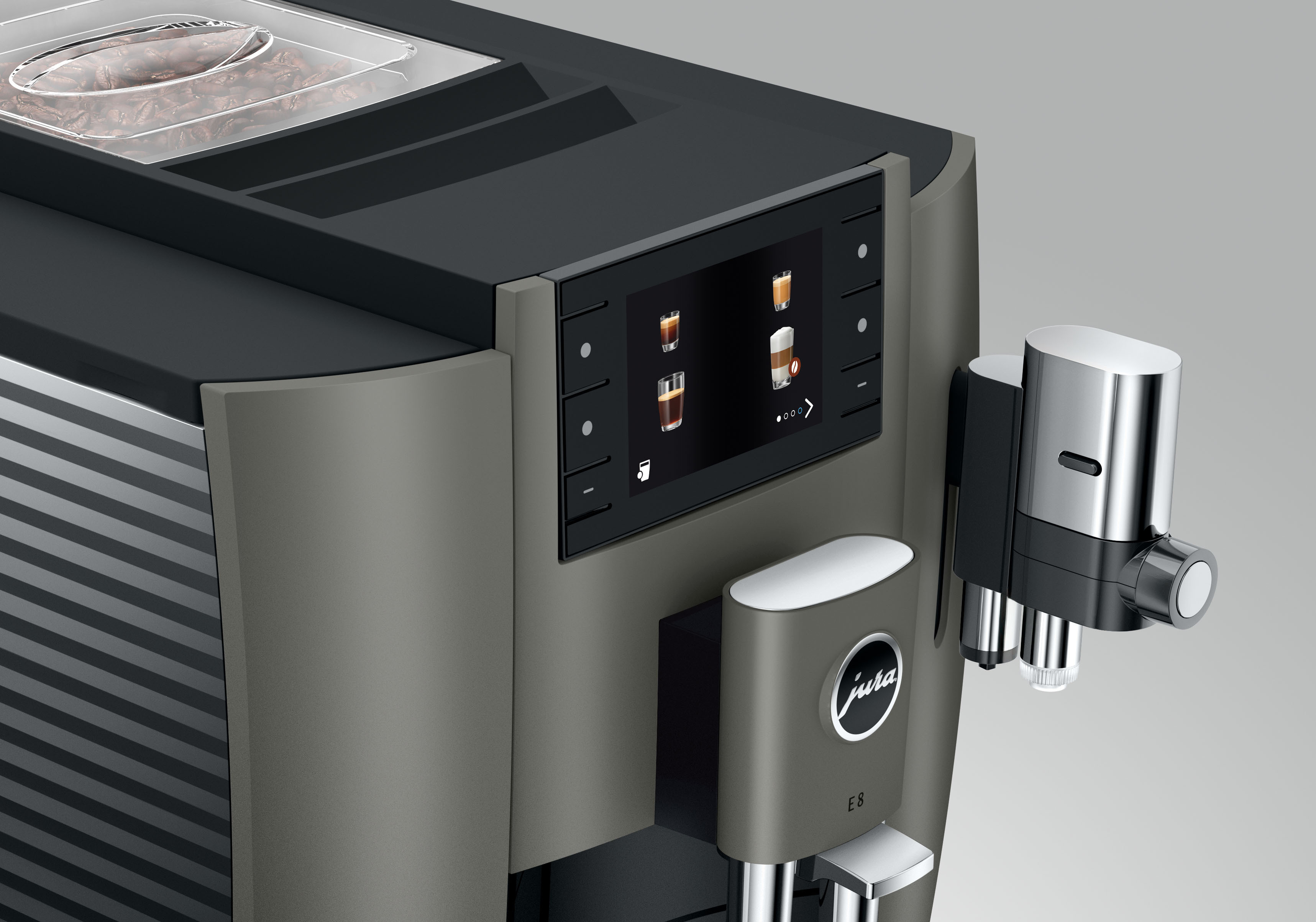 Jura E8 Dark Inox EC kahvikone