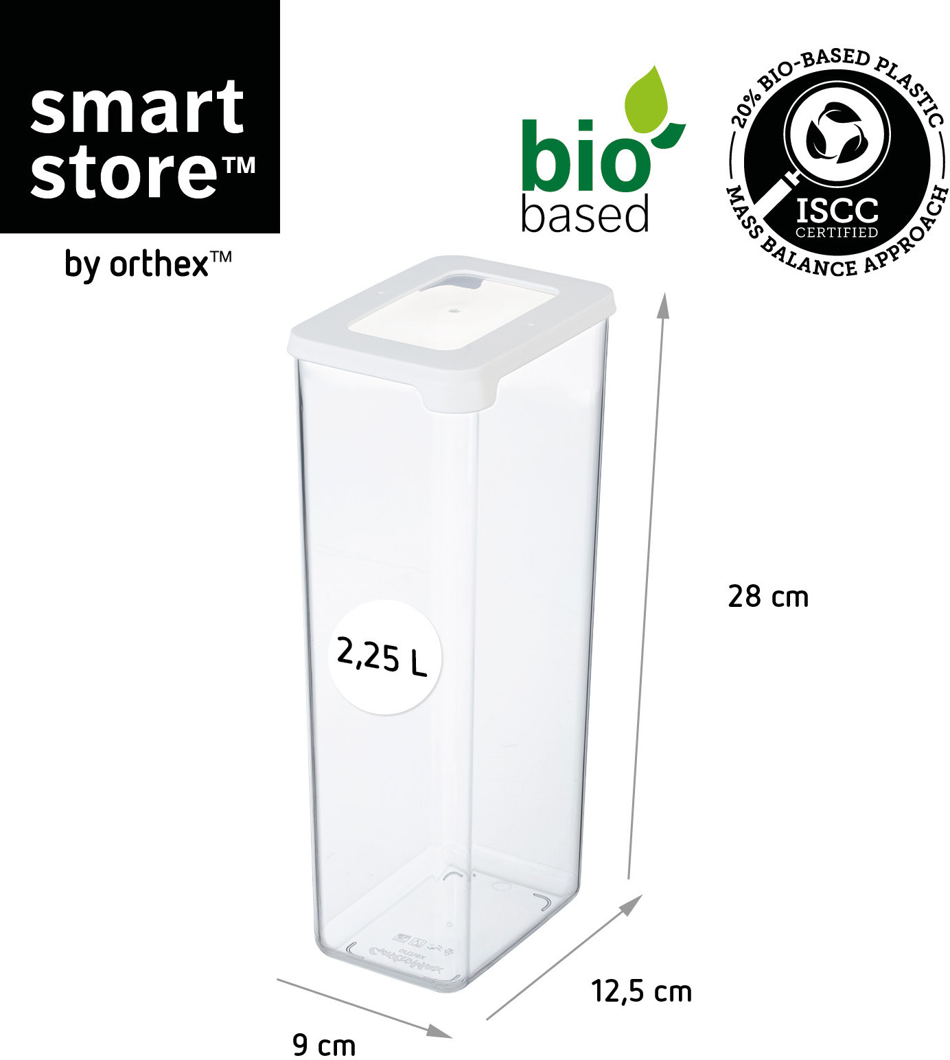 SmartStore Vision säilytysrasiasetti, 4 x 2.25L