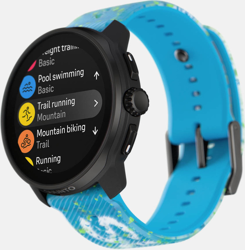 Suunto Race S -urheilukello, 45 mm, Power Blue