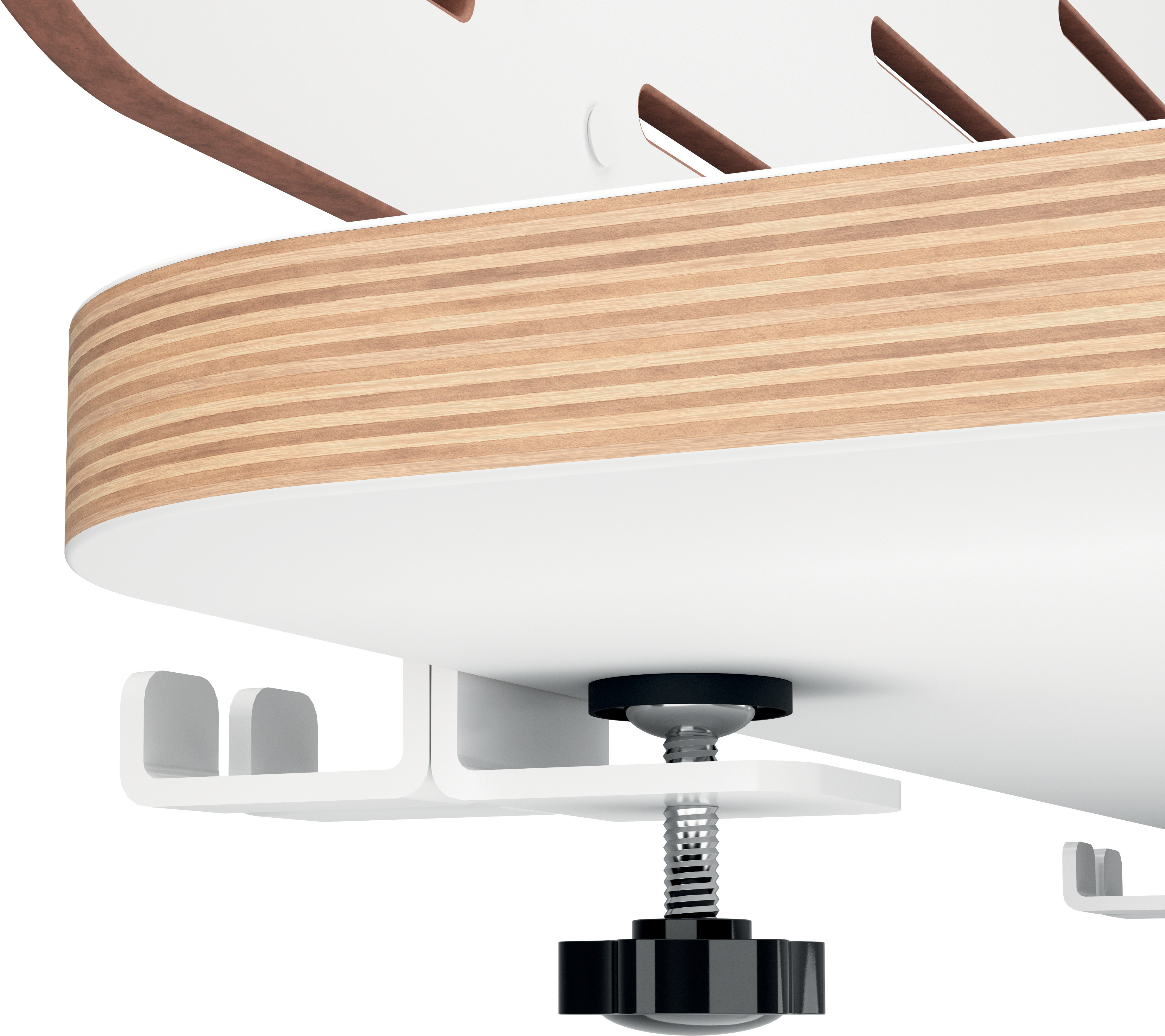 Leitz Ergo -säilytystaulu kannettavan tietokoneen pidikkeellä, 80 x 25 cm